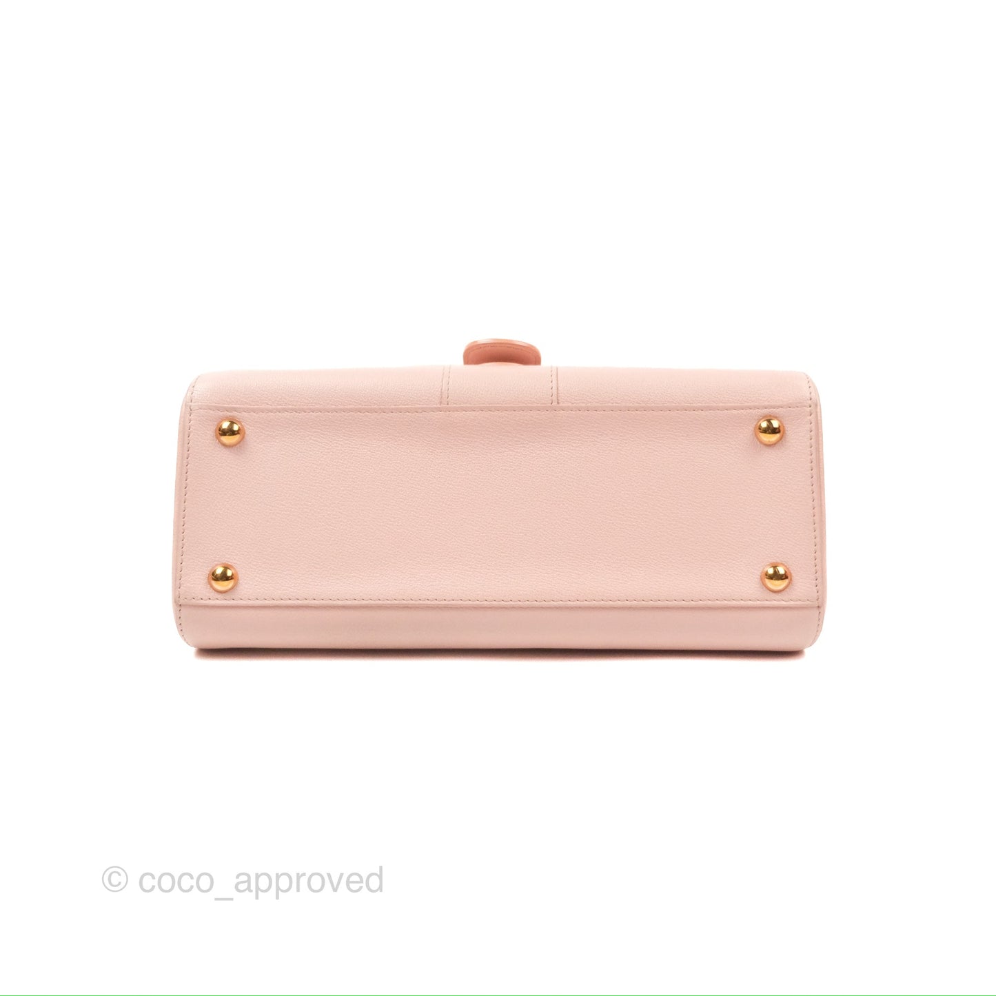 Delvaux Brillant East West Top Handle Bag Nude Pink Rose Gold Hardware