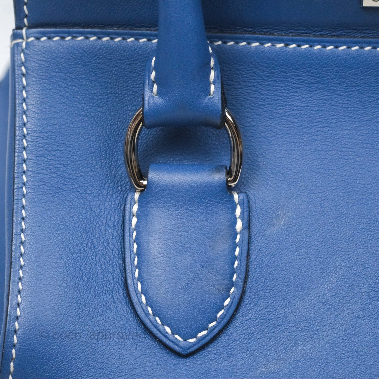 Hermès ToolBox 20 Bleu Agate R2 Swift Palladium Hardware