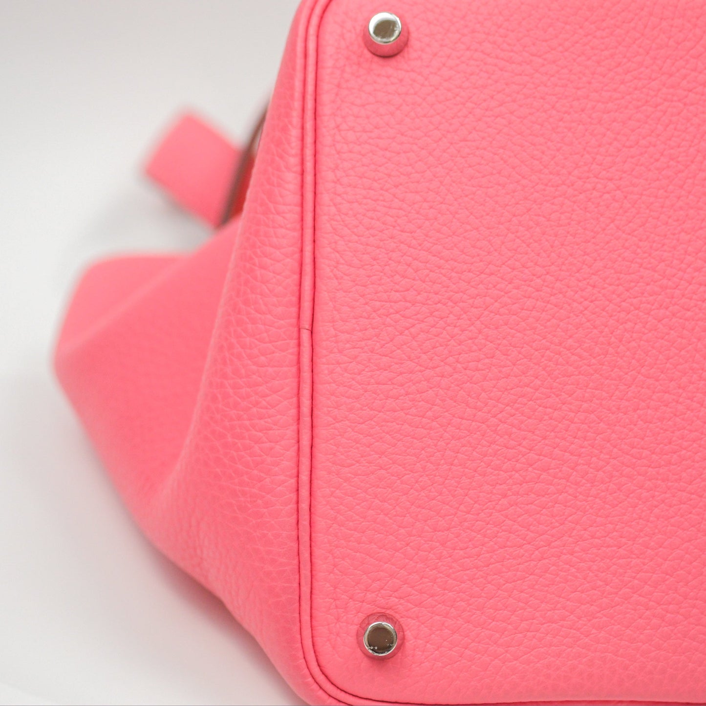 Hermès Picotin Lock 18 Eclat Rose Azalee Clemence/ Terre Battue Swift Palladium Hardware