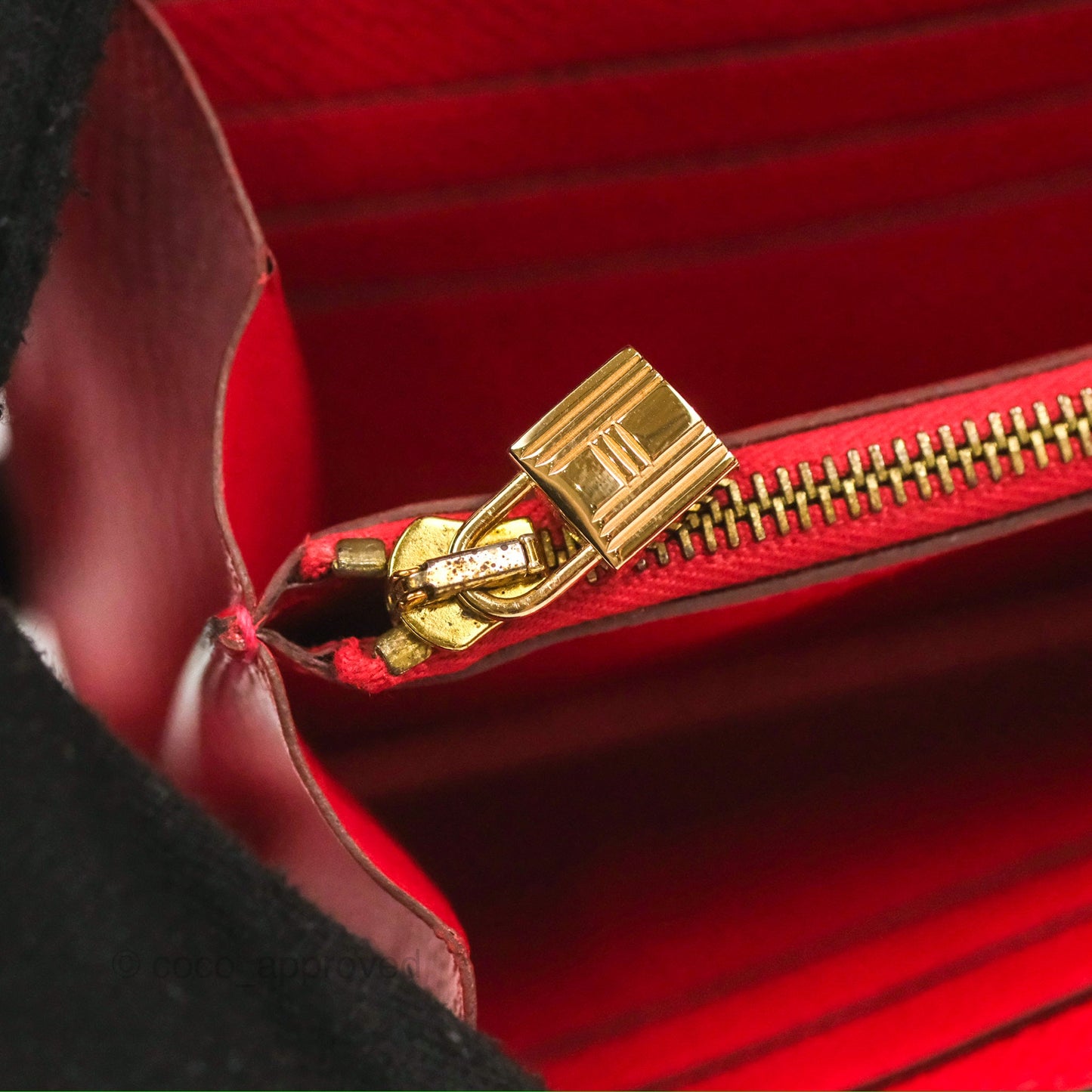 Hermès Kelly Wallet Rouge Casaque Epsom Gold Hardware