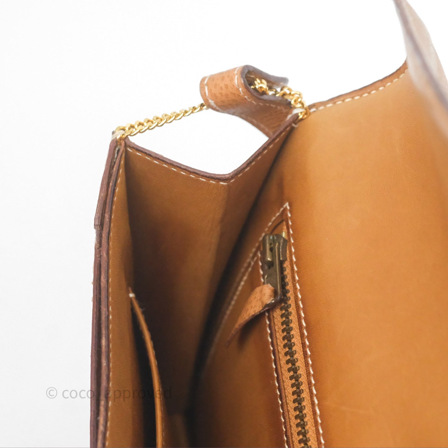 Hermès Vintage Lydie Gold Bag Gold Hardware