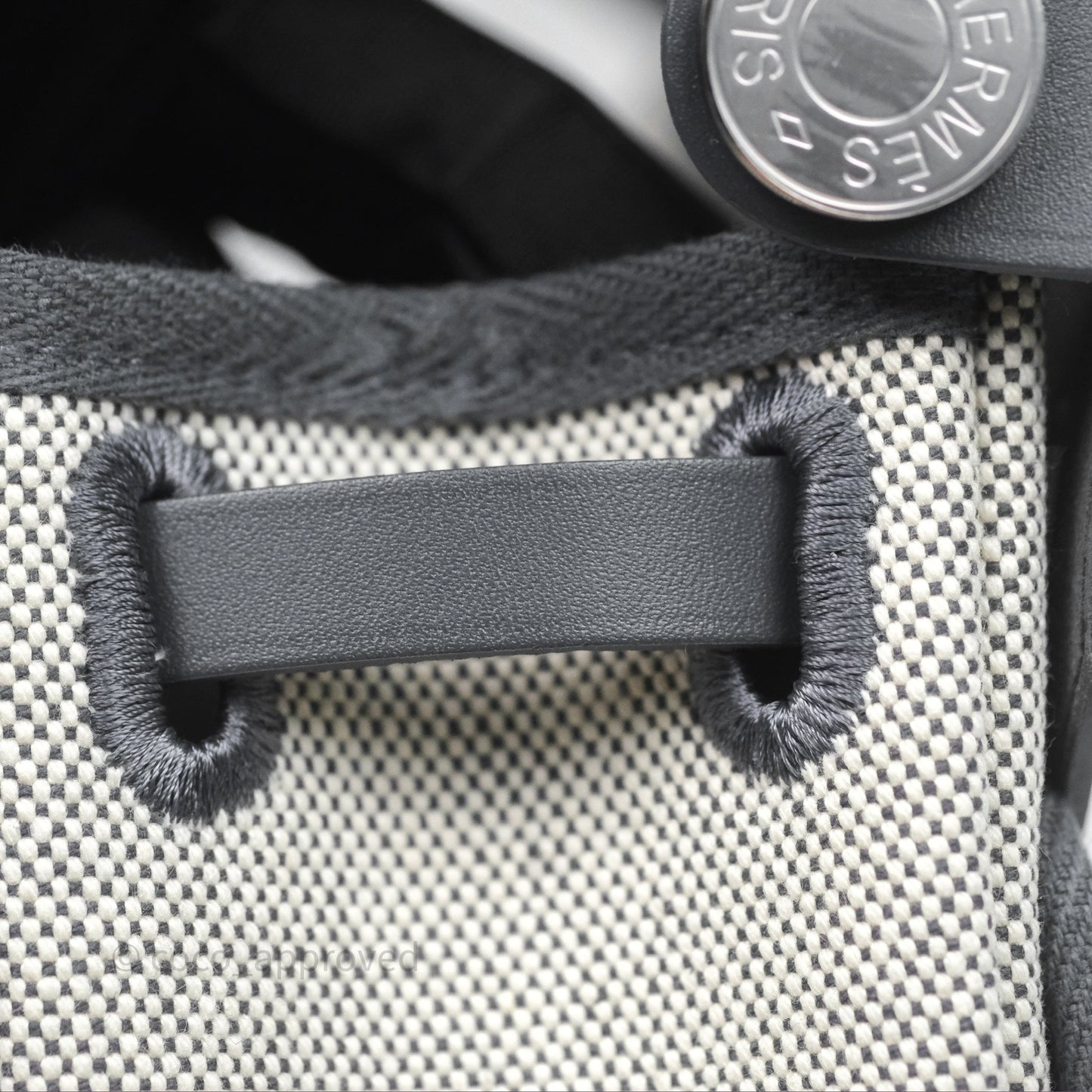 Hermès Herbag Zip 20 Mini Ardoise 85 Canvas Palladium Hardware