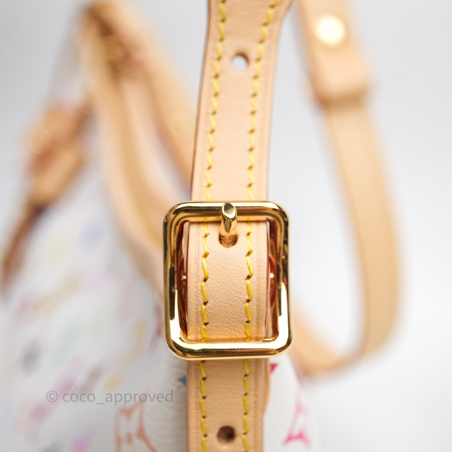 Louis Vuitton x Murakami Carryall East West White Monogram Multicolor