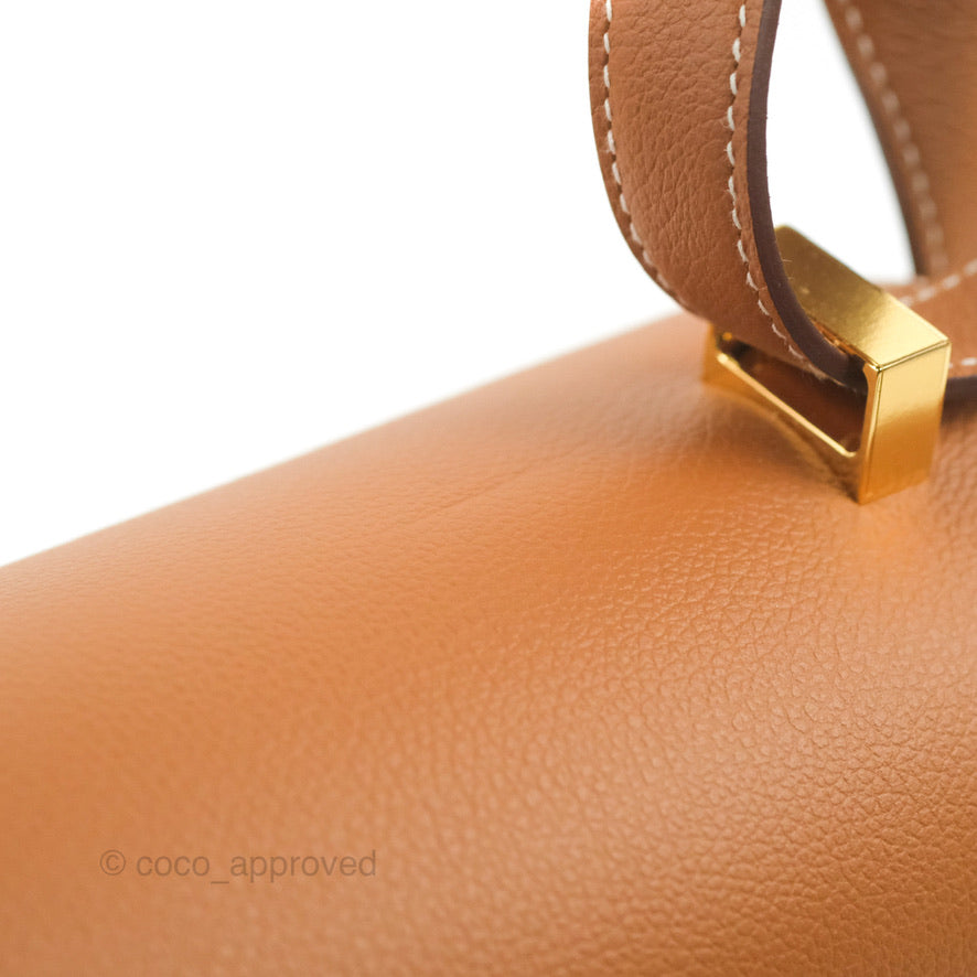 Hermès Constance 24 Gold Evercolor Gold Hardware