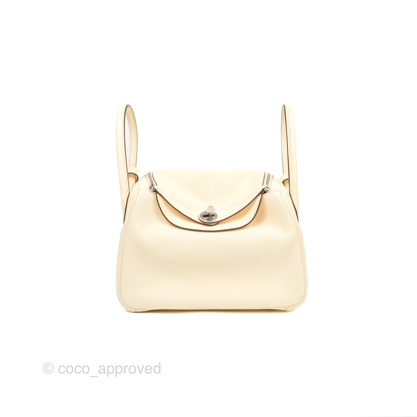 Hermès Lindy 26 Nata Taurillon Clemence Silver Hardware