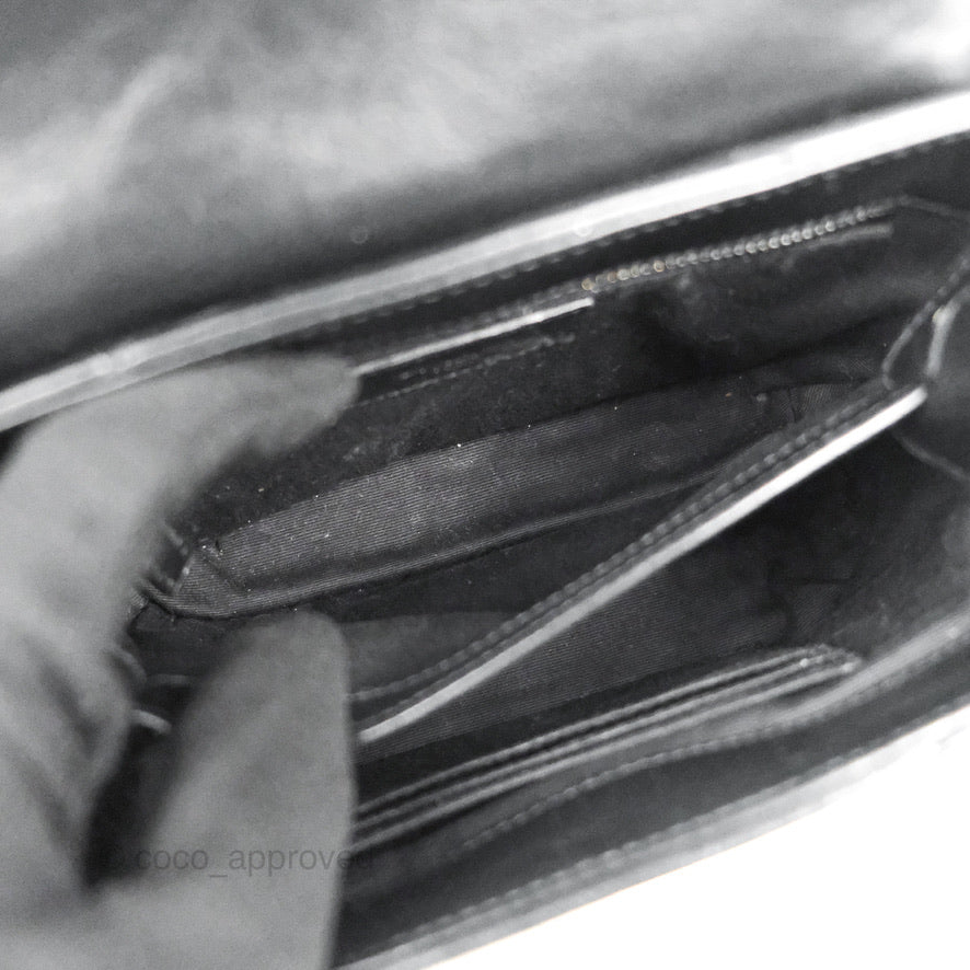 Saint Laurent Loulou Toy Quilted Leather Shoulder Bag Black