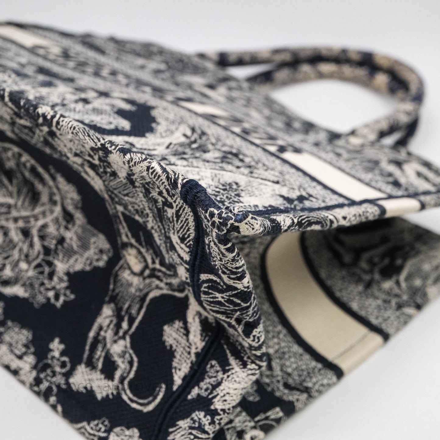 Christian Dior Toile De Jouy Medium Book Tote Canvas