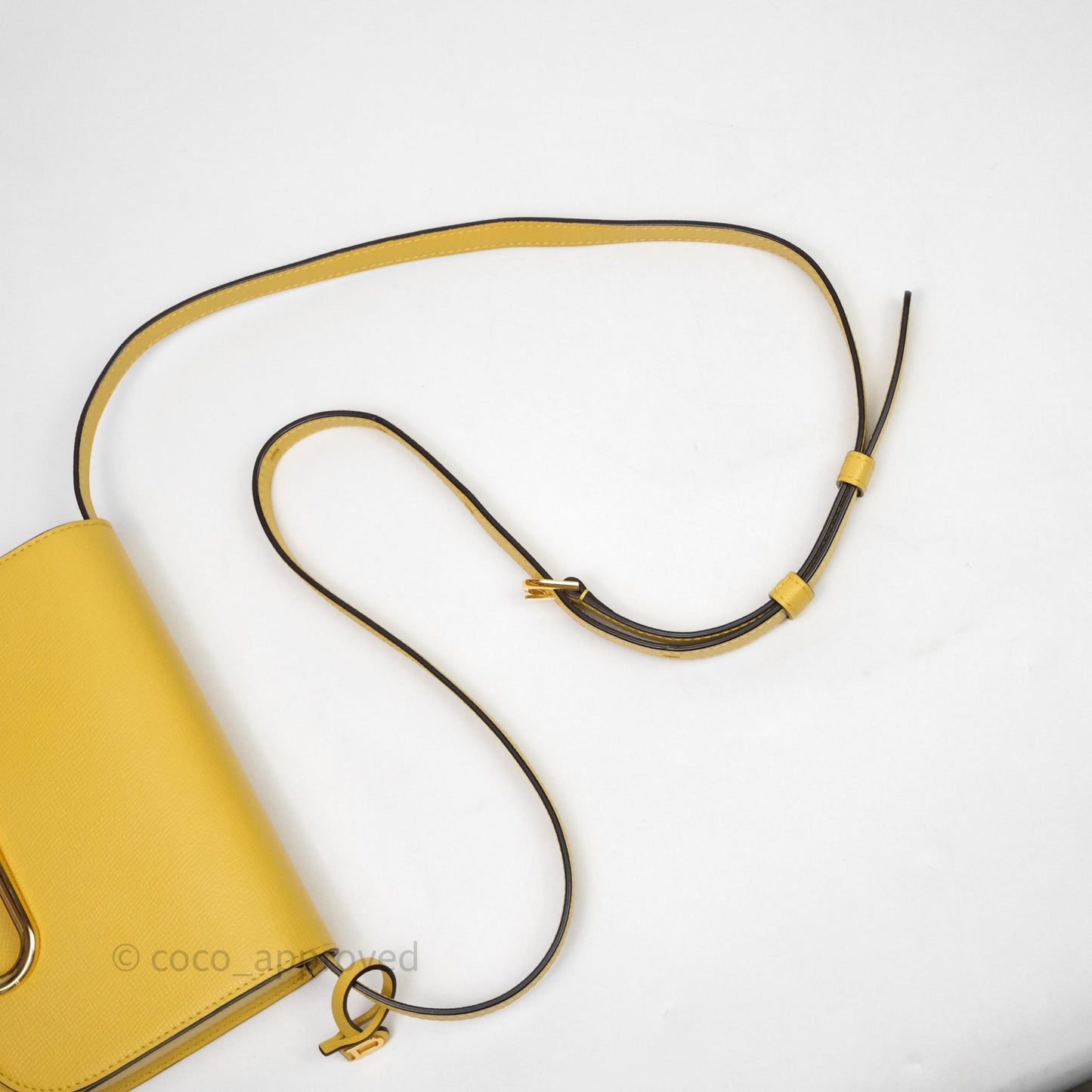 Delvaux Small Lingot Bag Pollen Alpina Calfskin Gold Hardware