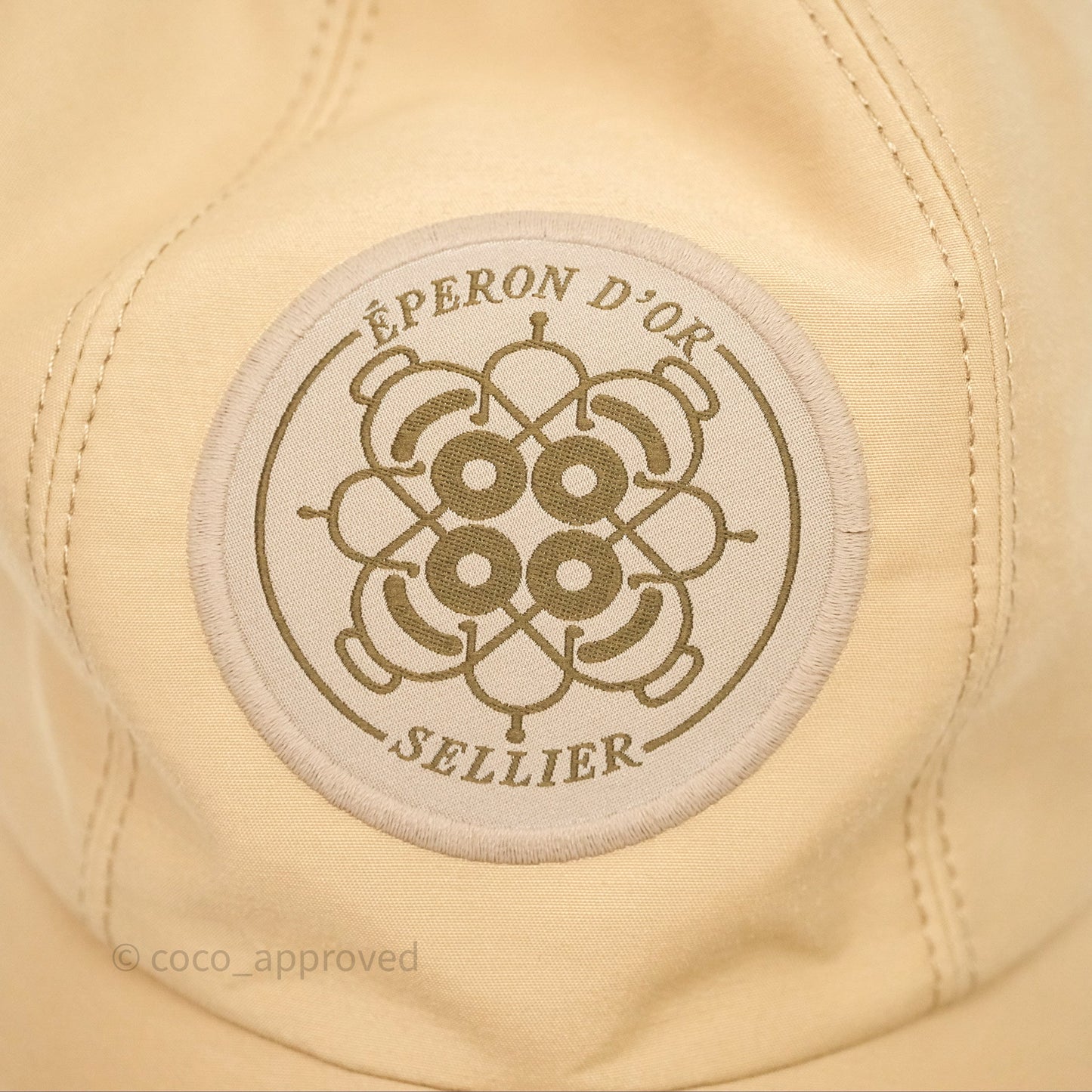Hermès Serena Eperon D'Or Cap Beige Size 57