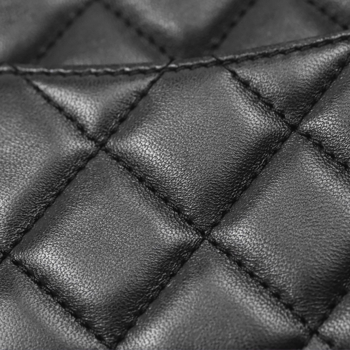 Chanel Quilted CC Pearl Crush Camera Case Black Lambskin Gold Hardware