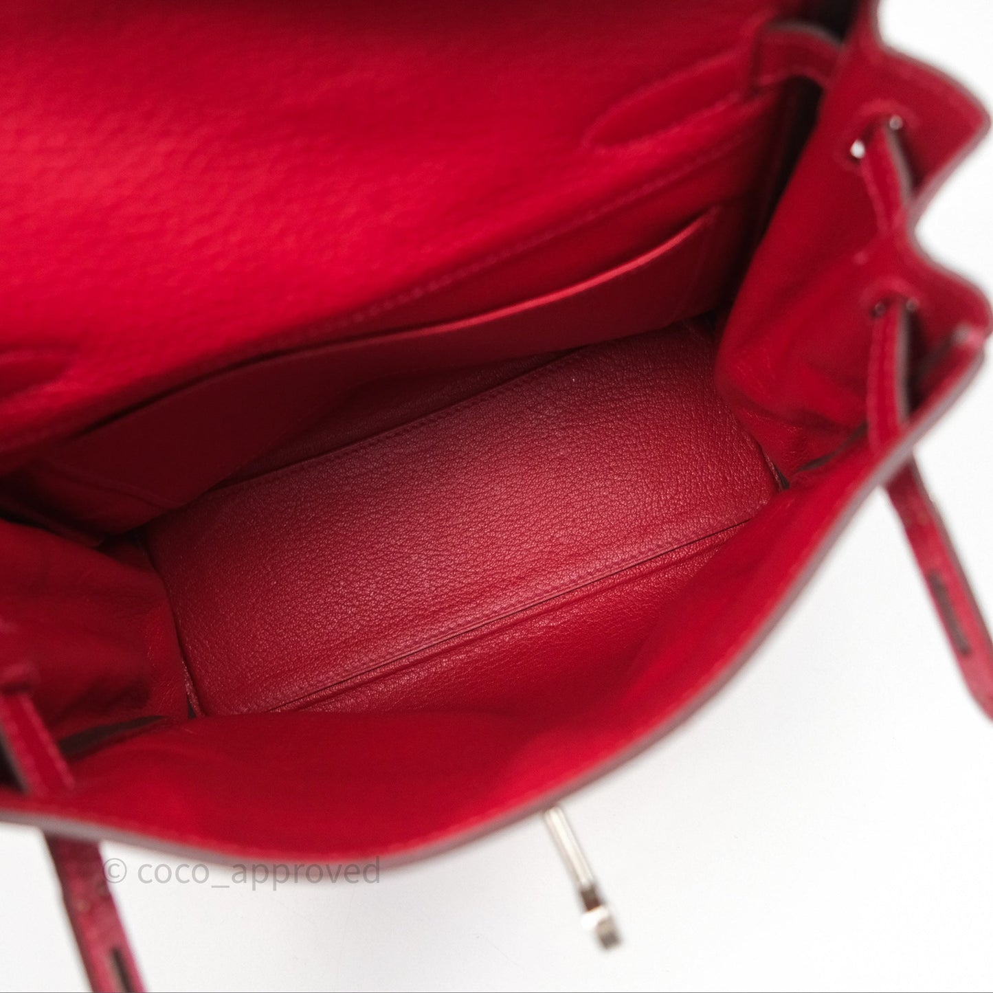 Hermès Kelly Ado Backpack Red Rouge Clemence Palladium Hardware