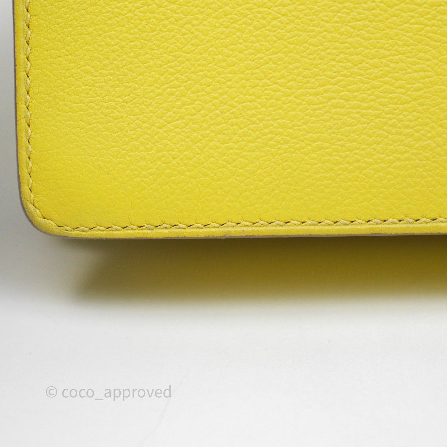 Hermès Roulis Mini 18 Lime 9R Evercolor Gold Hardware