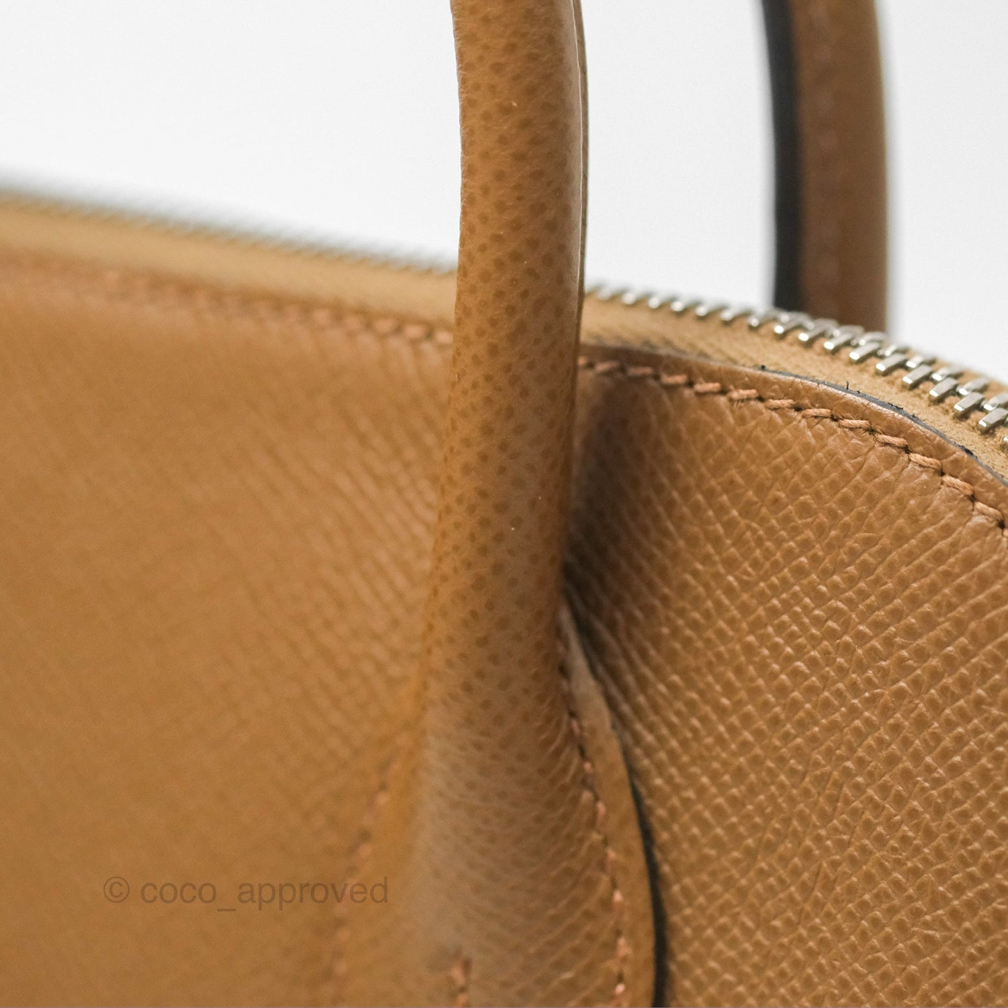 Hermès Bolide 1923 25 Alezan Epsom Palladium Hardware