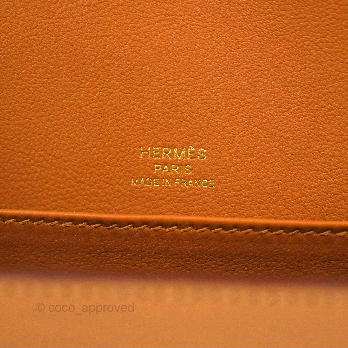 Hermès Geta Bag Chai 0M Quebracho 2J Gold Hardware