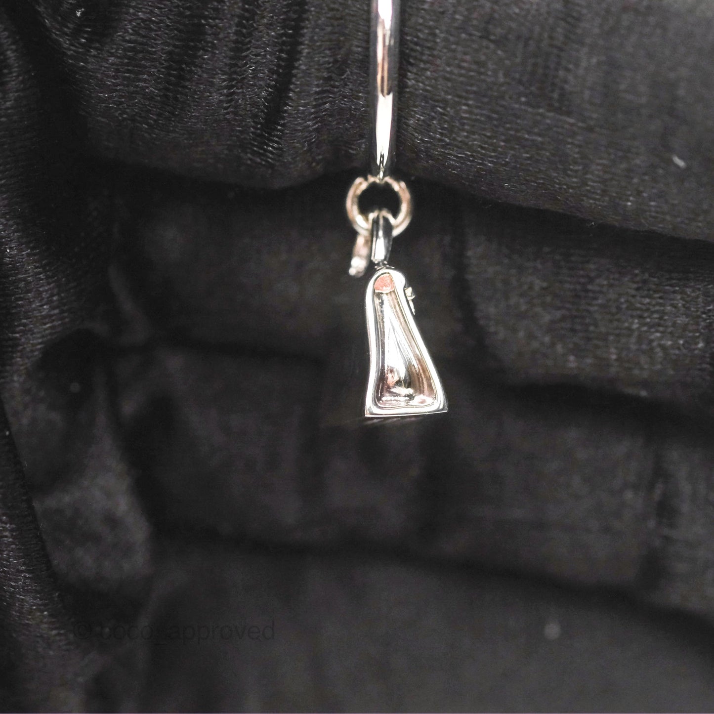 Hermès Amulettes Kelly Ring Sterling Silver Size 52