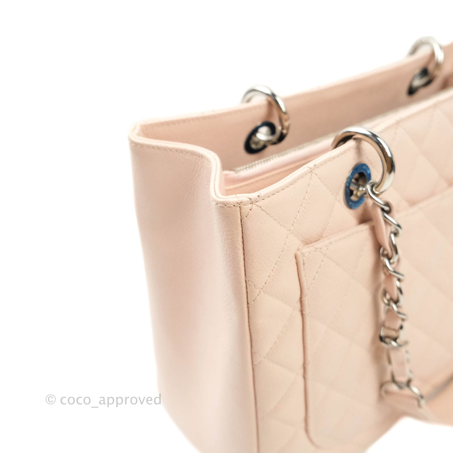 Chanel GST Pink Caviar Silver Hardware