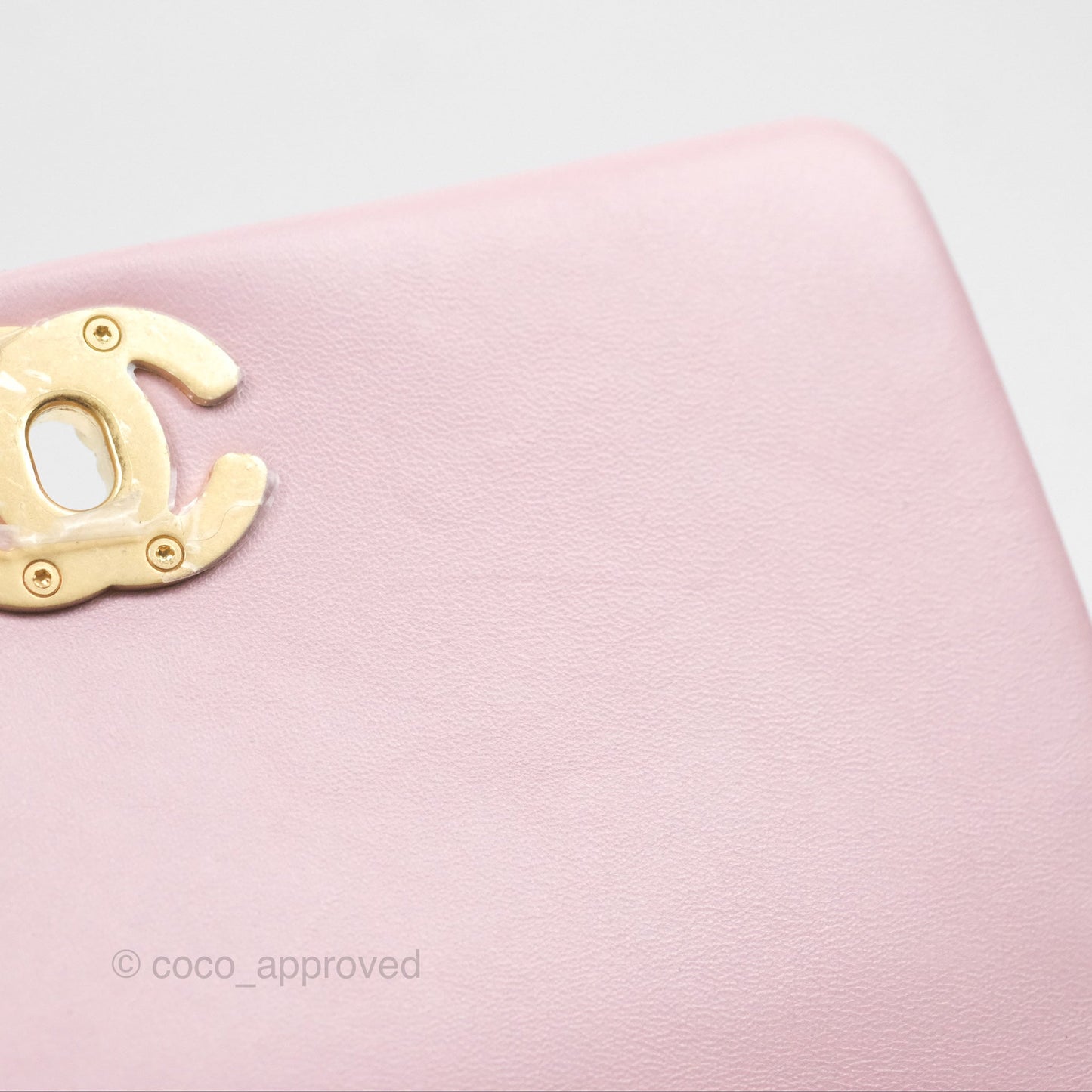 Chanel Flap Bag Dusty Pink Lambskin Aged Gold Hardware 24P
