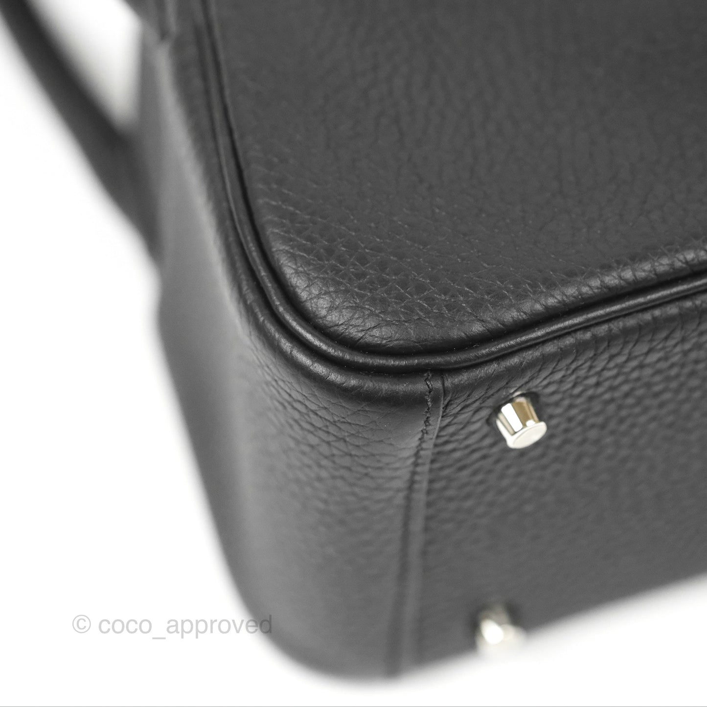 Hermès Mini Lindy 20 Black Noir Clemence Palladium Hardware