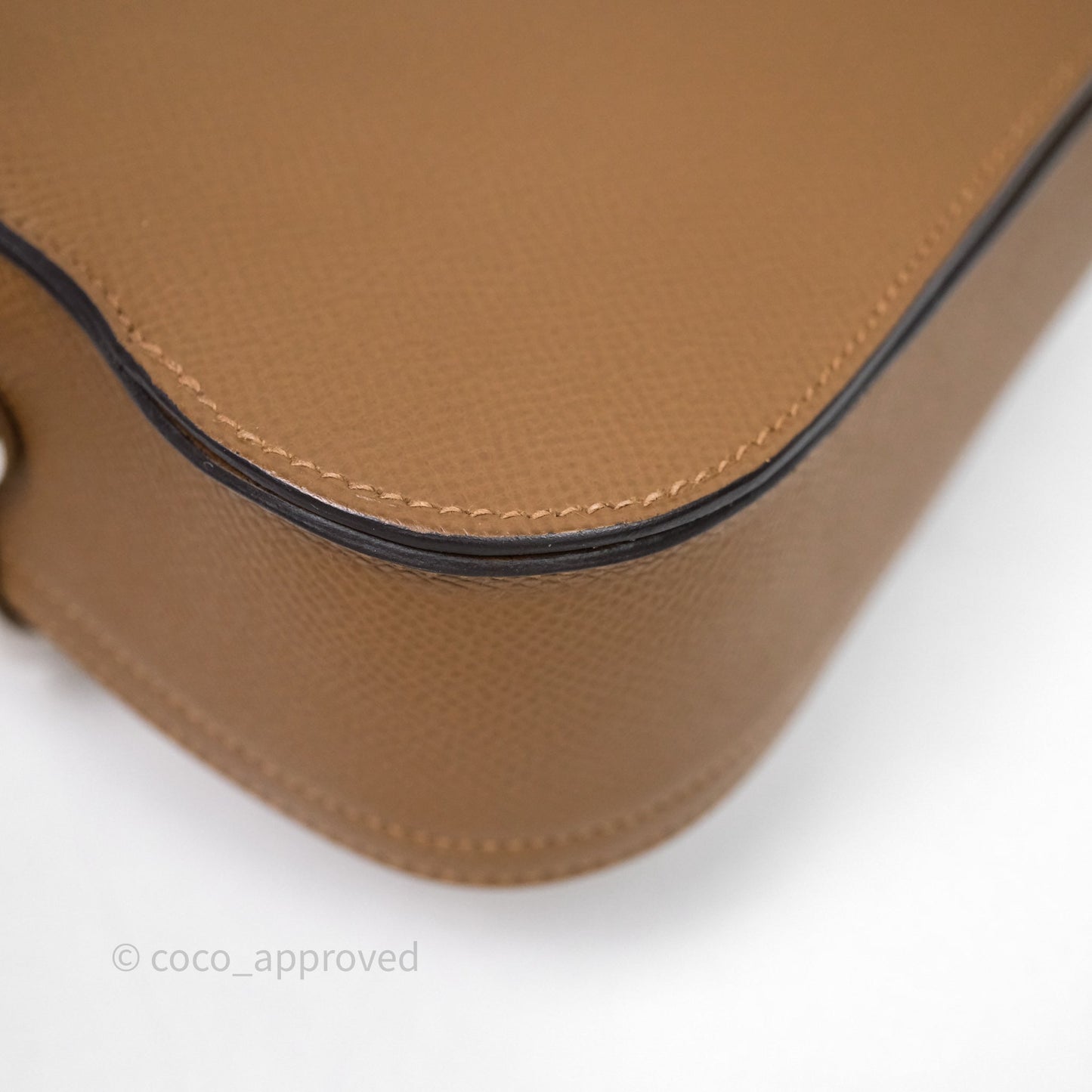 Hermès Della Cavalleria Mini Bag Alezan 3G Epsom Palladium Hardware