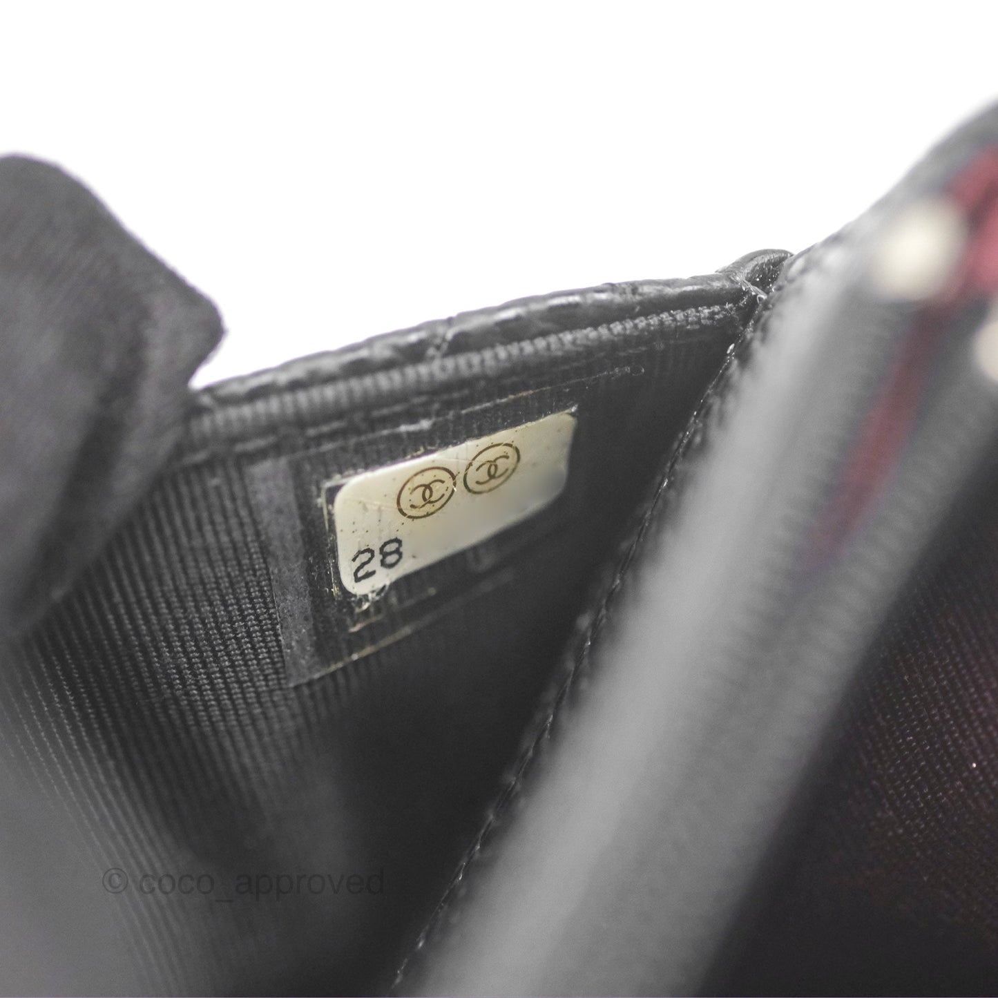 Chanel Quilted Classic Wallet On Chain WOC Black Caviar Silver Hardware