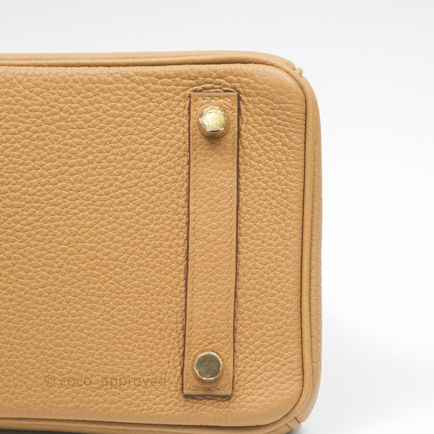 Hermès Birkin 25 Retourne Biscuit 4B Togo Gold Hardware