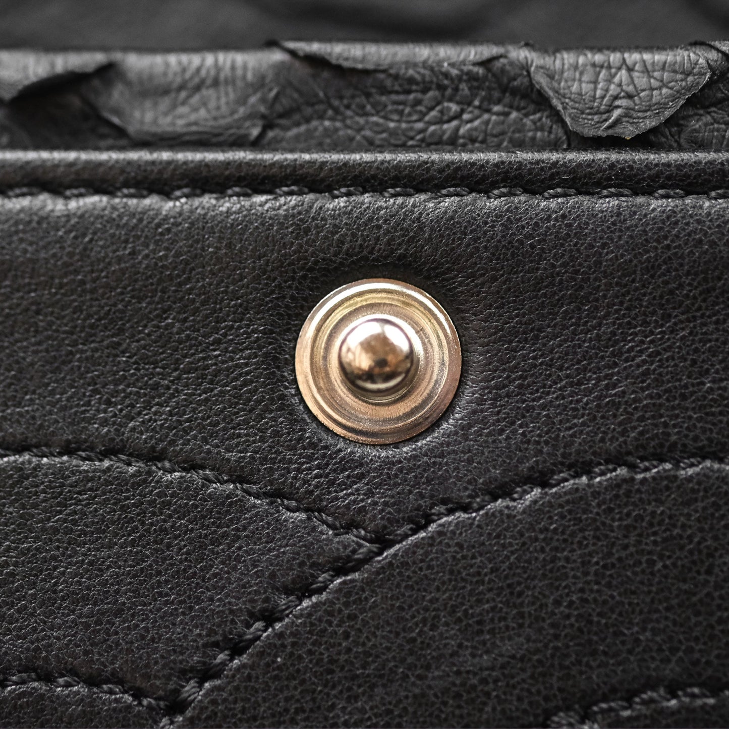Chanel Maxi Double Flap Black Python Matte Black Hardware