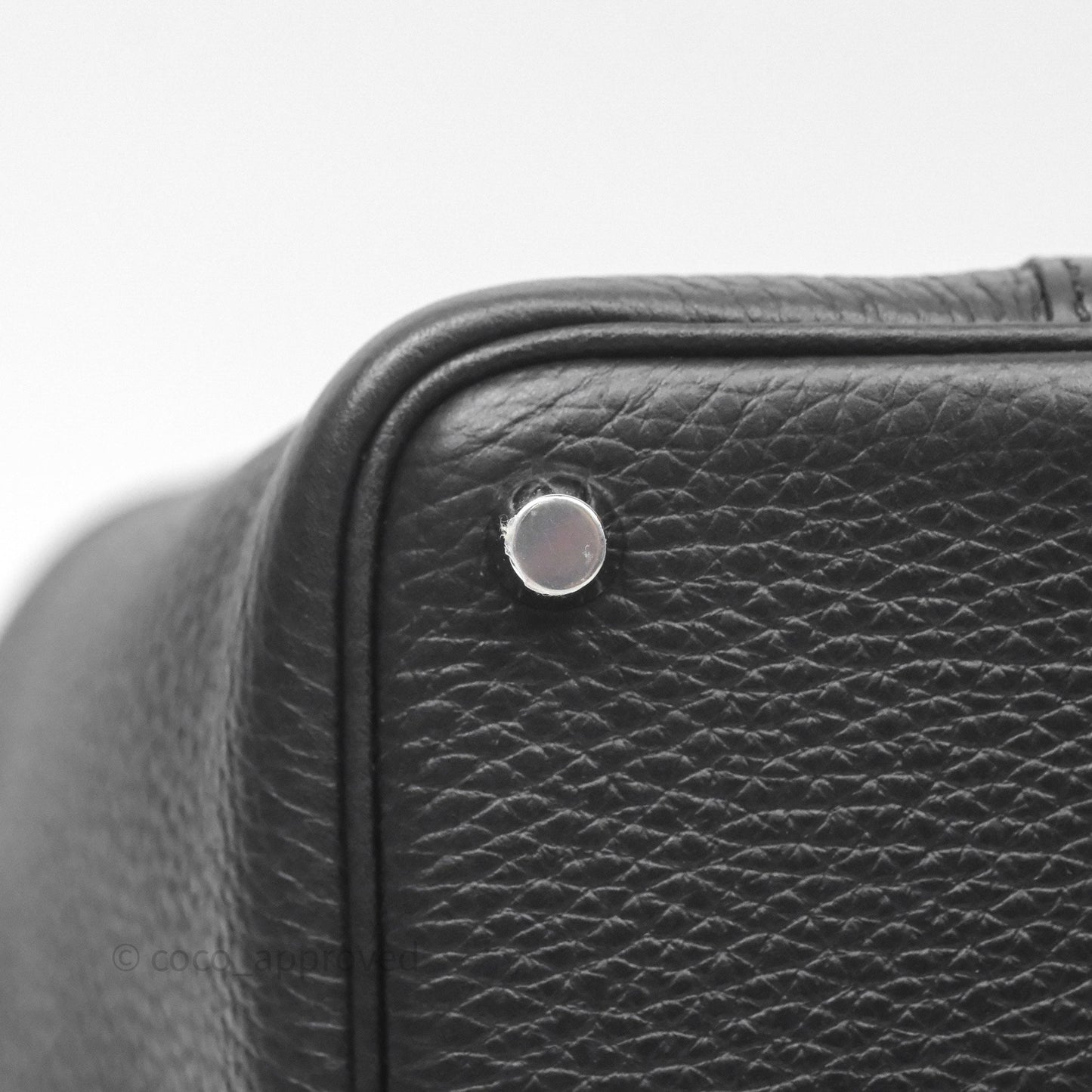 Hermès Picotin 18 Black Noir 89 Clemence Palladium Hardware