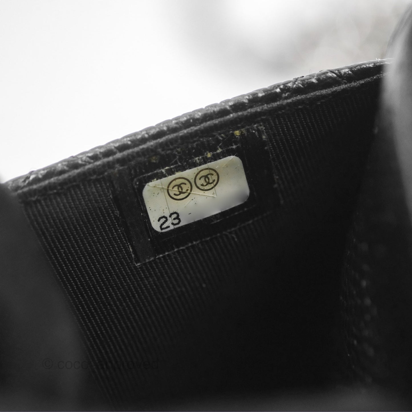 Chanel Quilted Classic WOC Black Caviar Silver Hardware