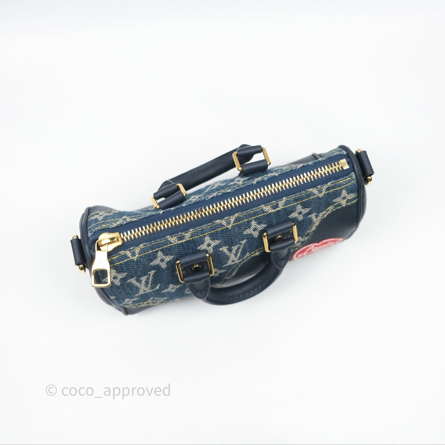 Louis Vuitton x Nigo Keepall XS Denim Blue