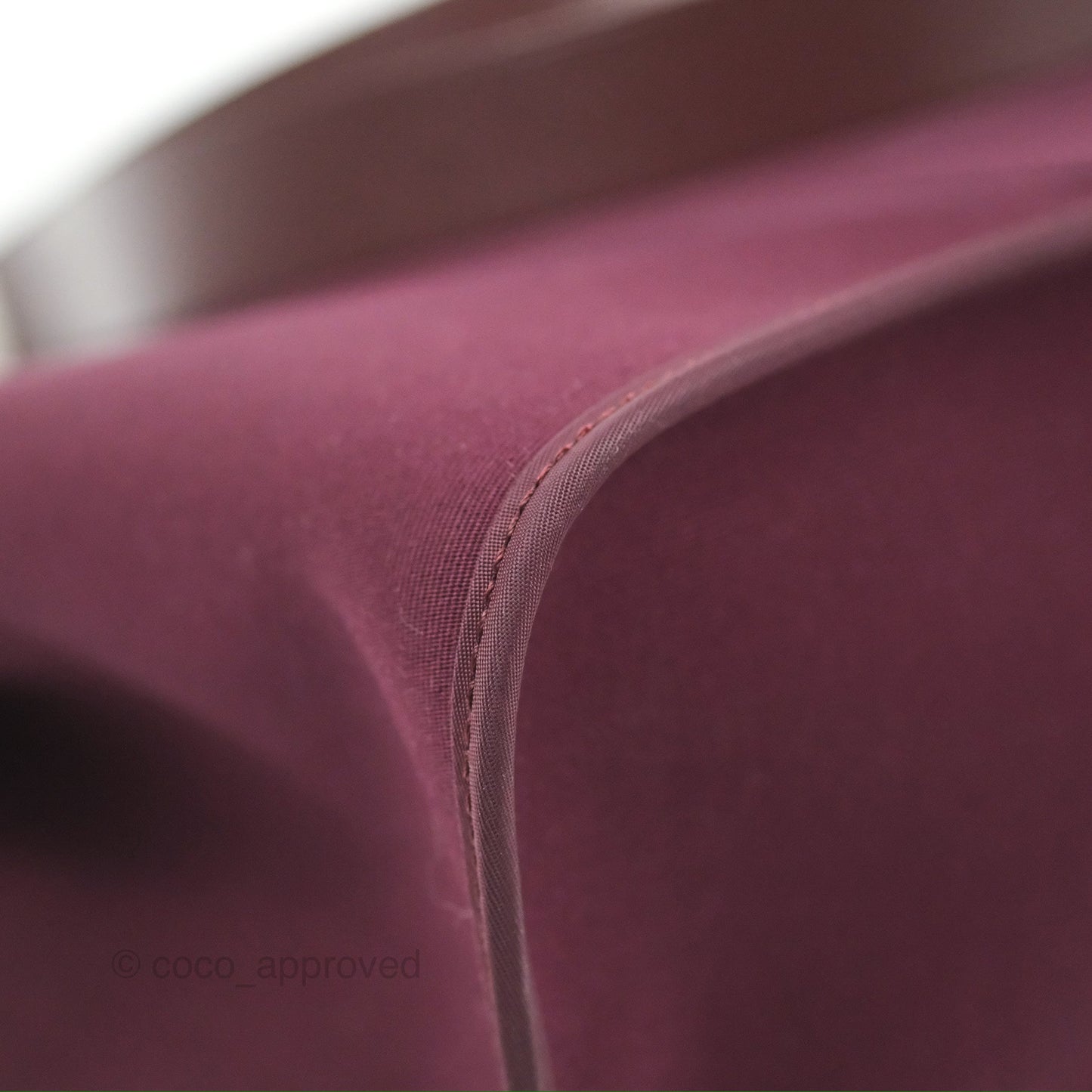 Hermès Cabag Elan Bag Purple Canvas