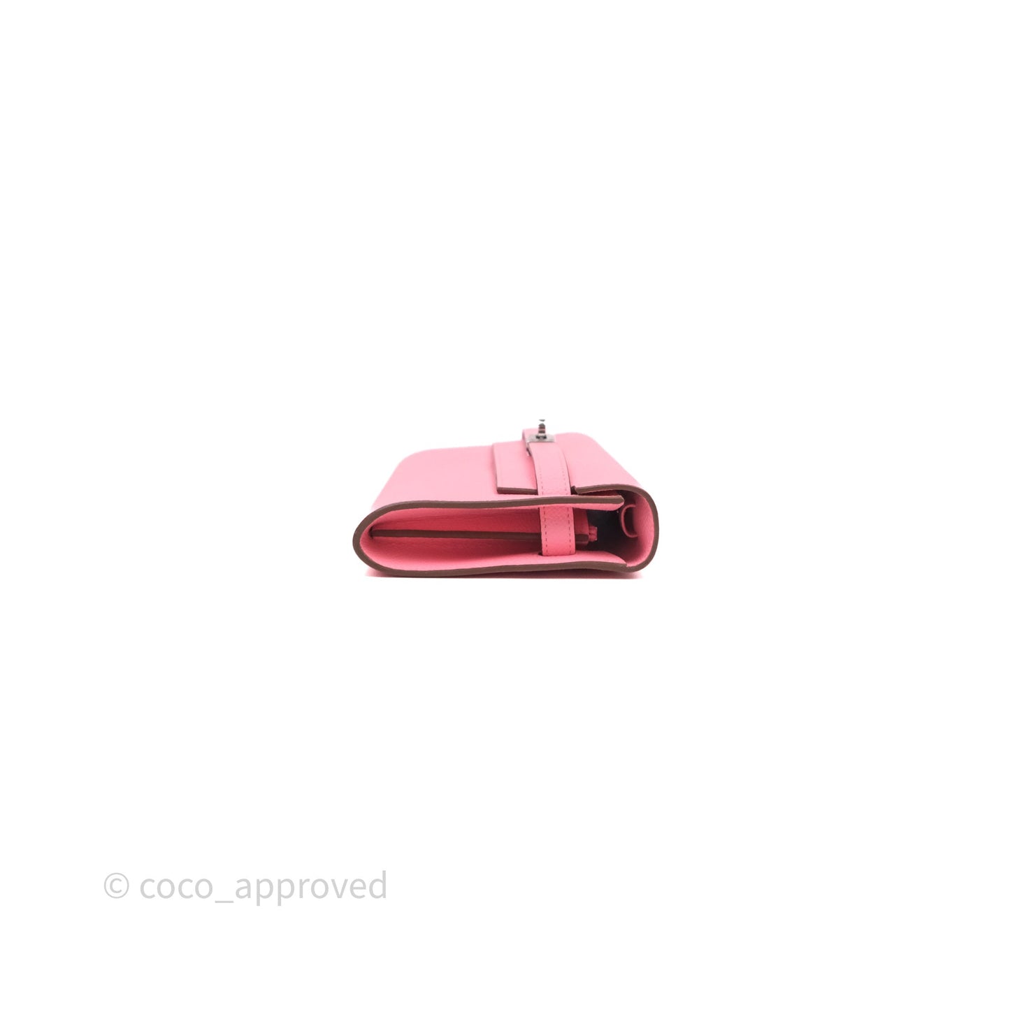 Hermès Kelly To Go Wallet Rose Confetti Epsom Palladium Hardware