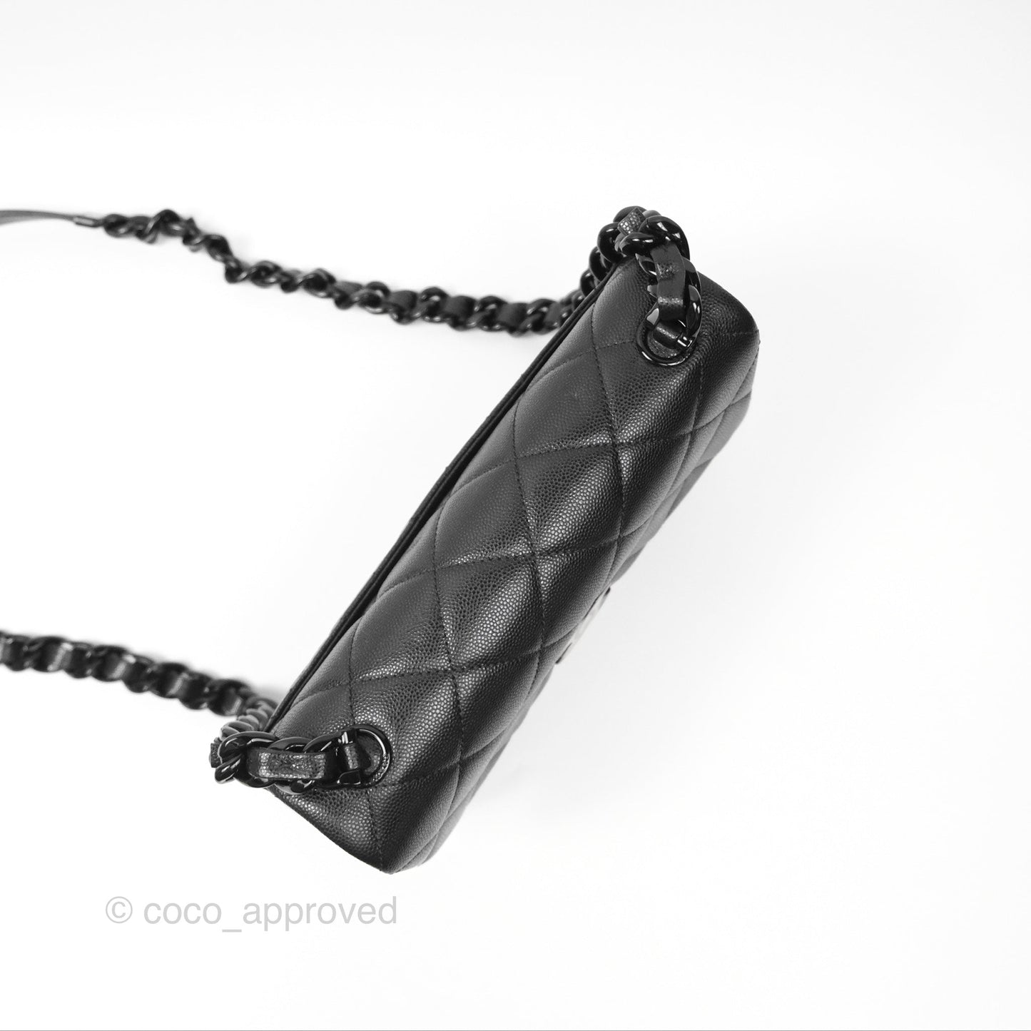 Chanel My Everything Flap Bag So Black Caviar Incognito Hardware