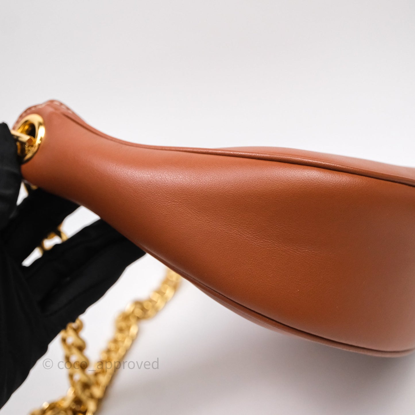Celine Medium Ava Chain Bag Calfskin Tan