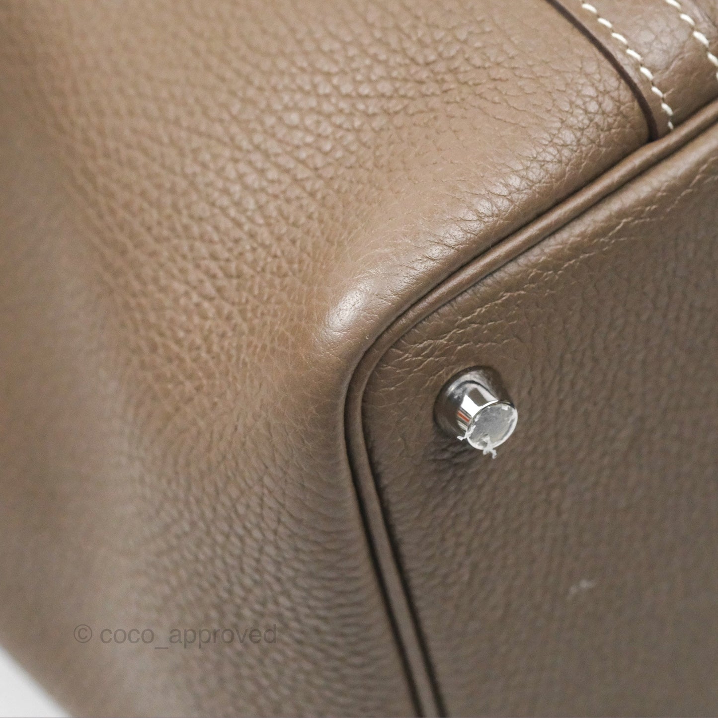 Hermès Picotin Lock 18 Etoupe 18 Clemence Palladium Hardware