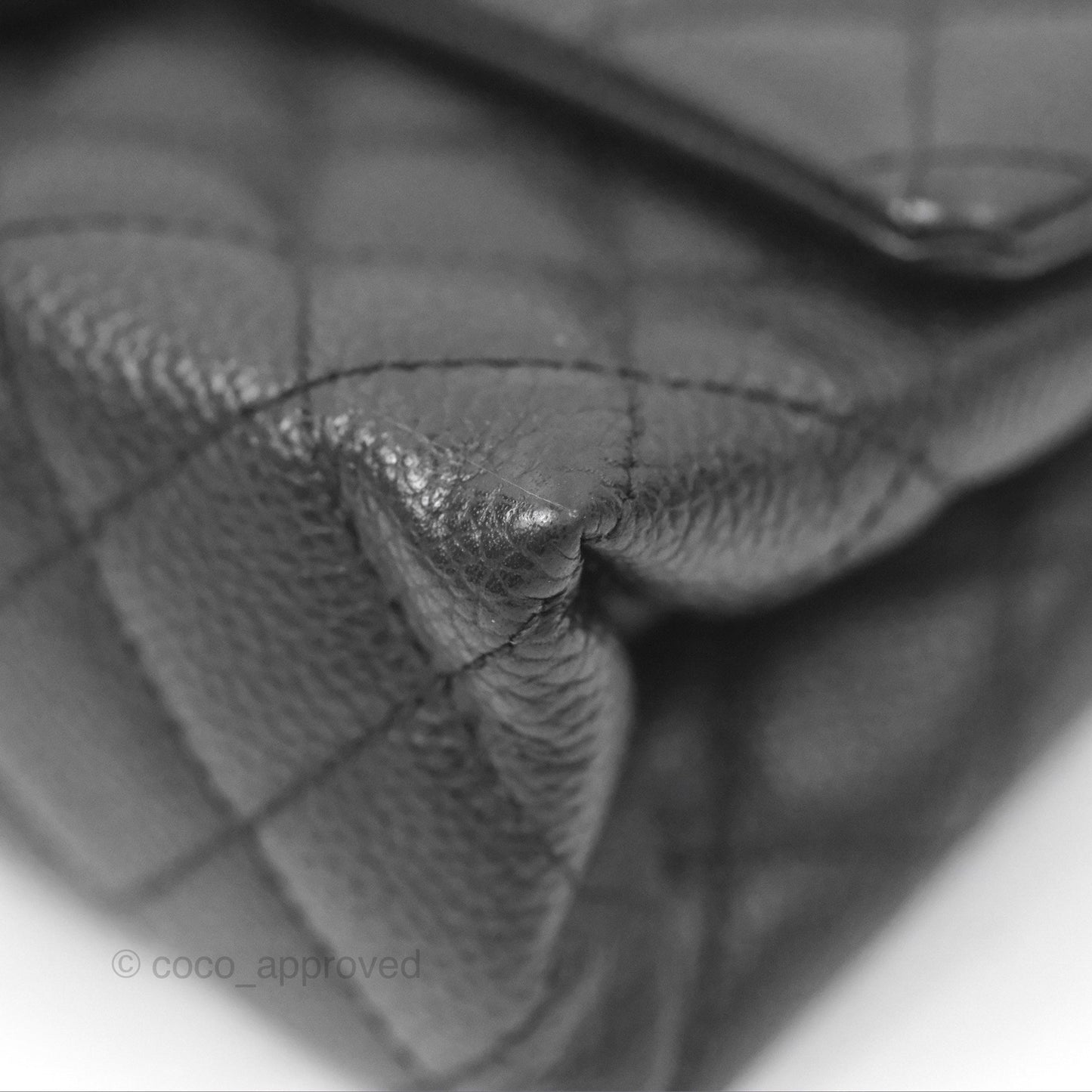 Chanel Reissue Quilted Belt Bag Black Caviar Silver Hardware
