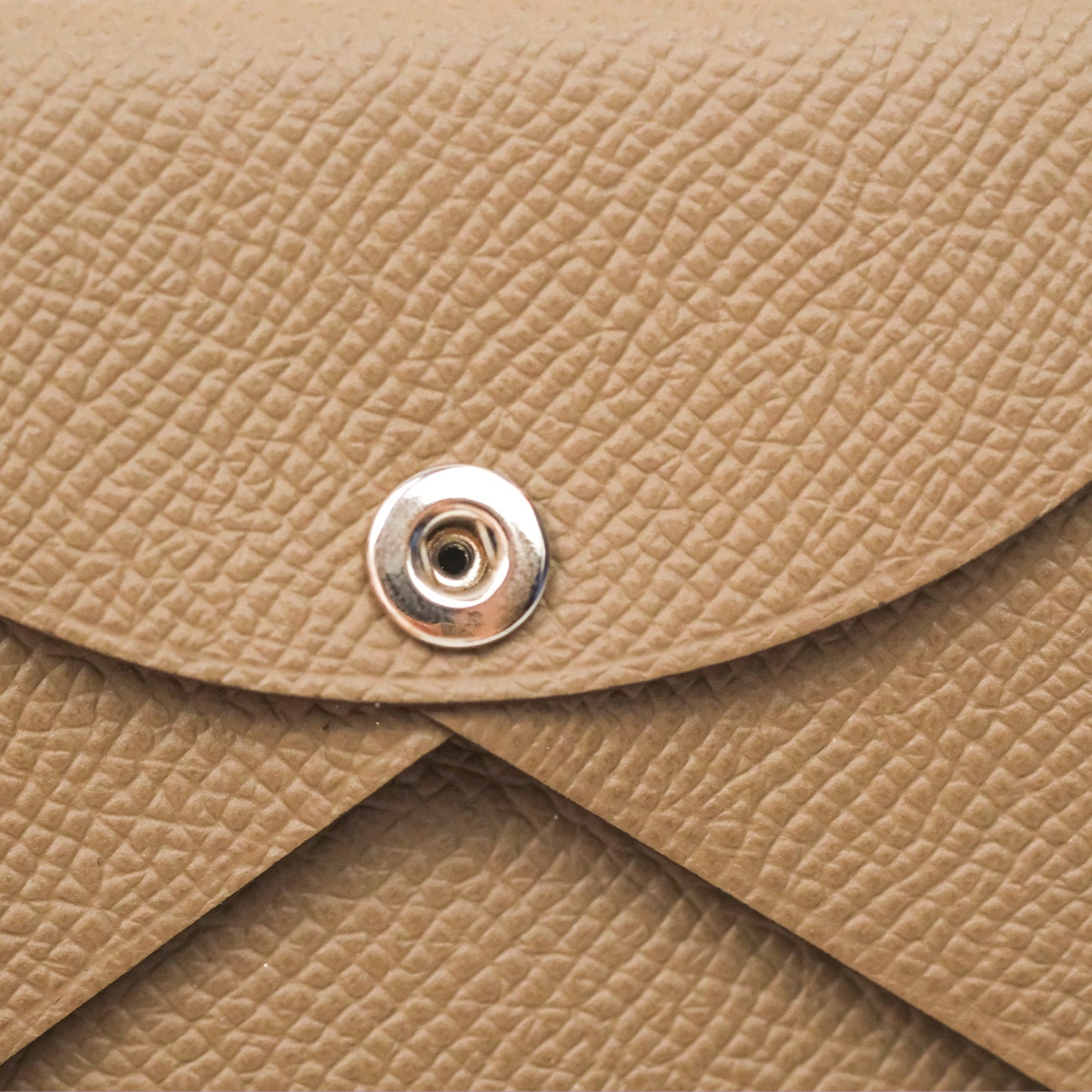 Hermès Calvi Duo Compact Card Holder Etoupe Epsom