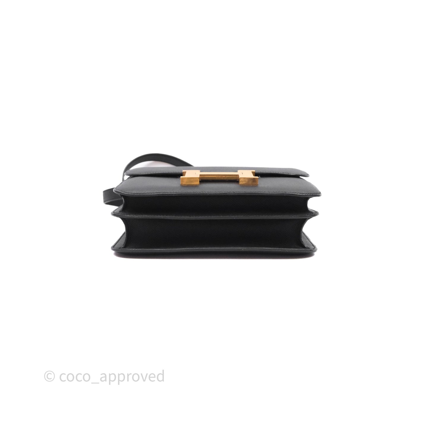 Hermès Constance 24 Noir 89 Epsom Gold Hardware