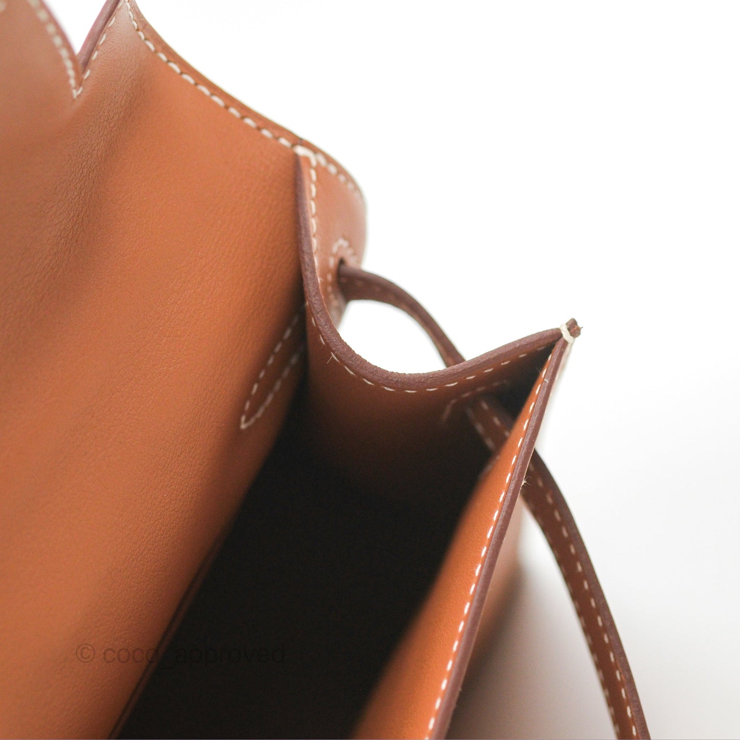 Hermès Kelly Mini Pochette Gold Swift Gold Hardware