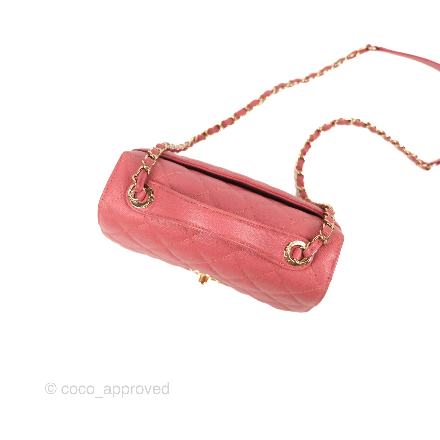 Chanel Quilted Medium Business Affinity Flap Pink Caviar Gold Hardware