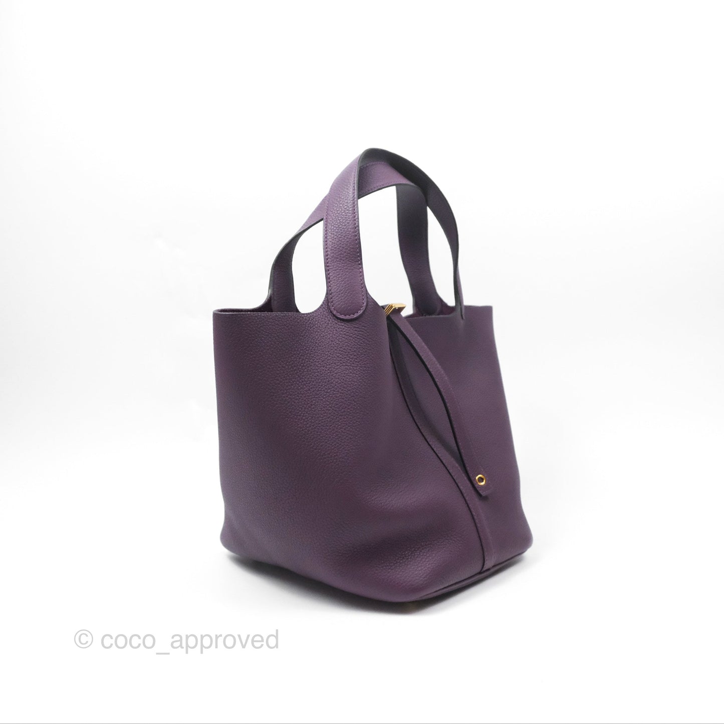 Hermès Picotin 22 Lock Cassis Taurillon Maurice Gold Hardware