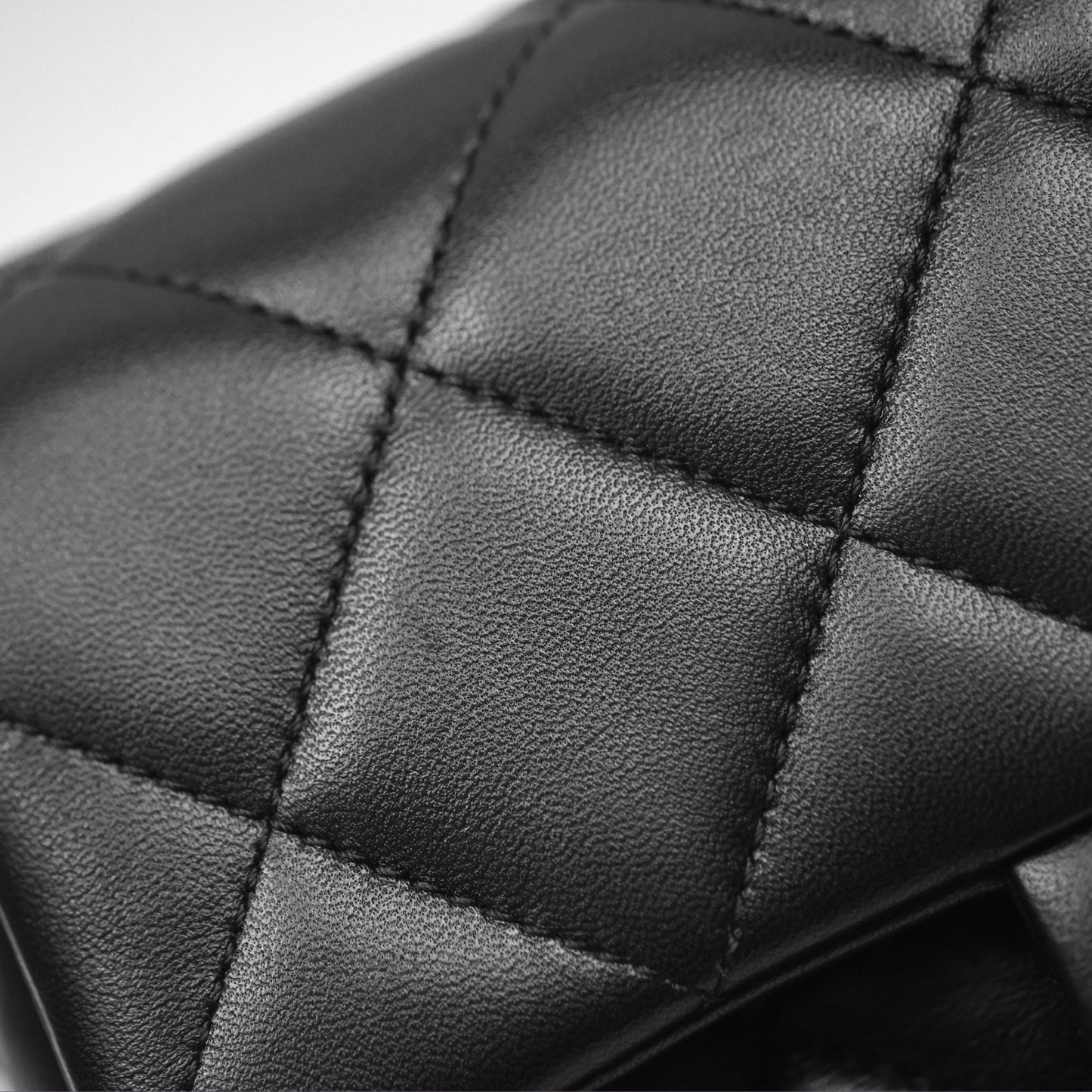 Chanel Quilted My Perfect Mini With Pearl Black Lambskin Gold Hardware 21K
