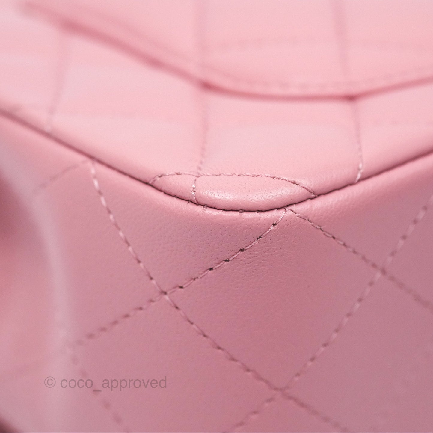 Chanel Top Handle Mini Rectangular Flap Bag Pink Lambskin Gold Hardware