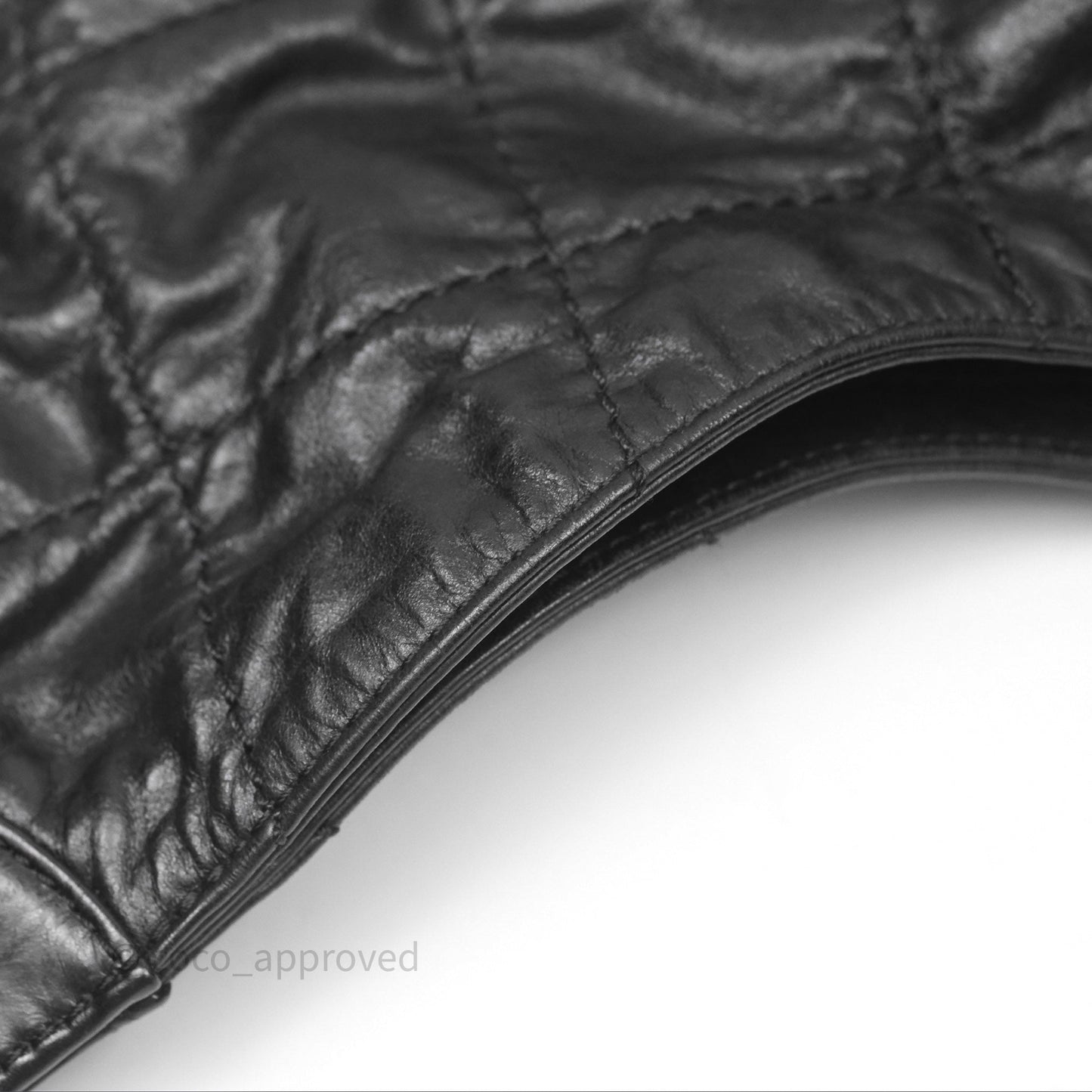 Chanel Quilted Coco Supple Hobo Black Aged Calfskin Ruthenium Hardware