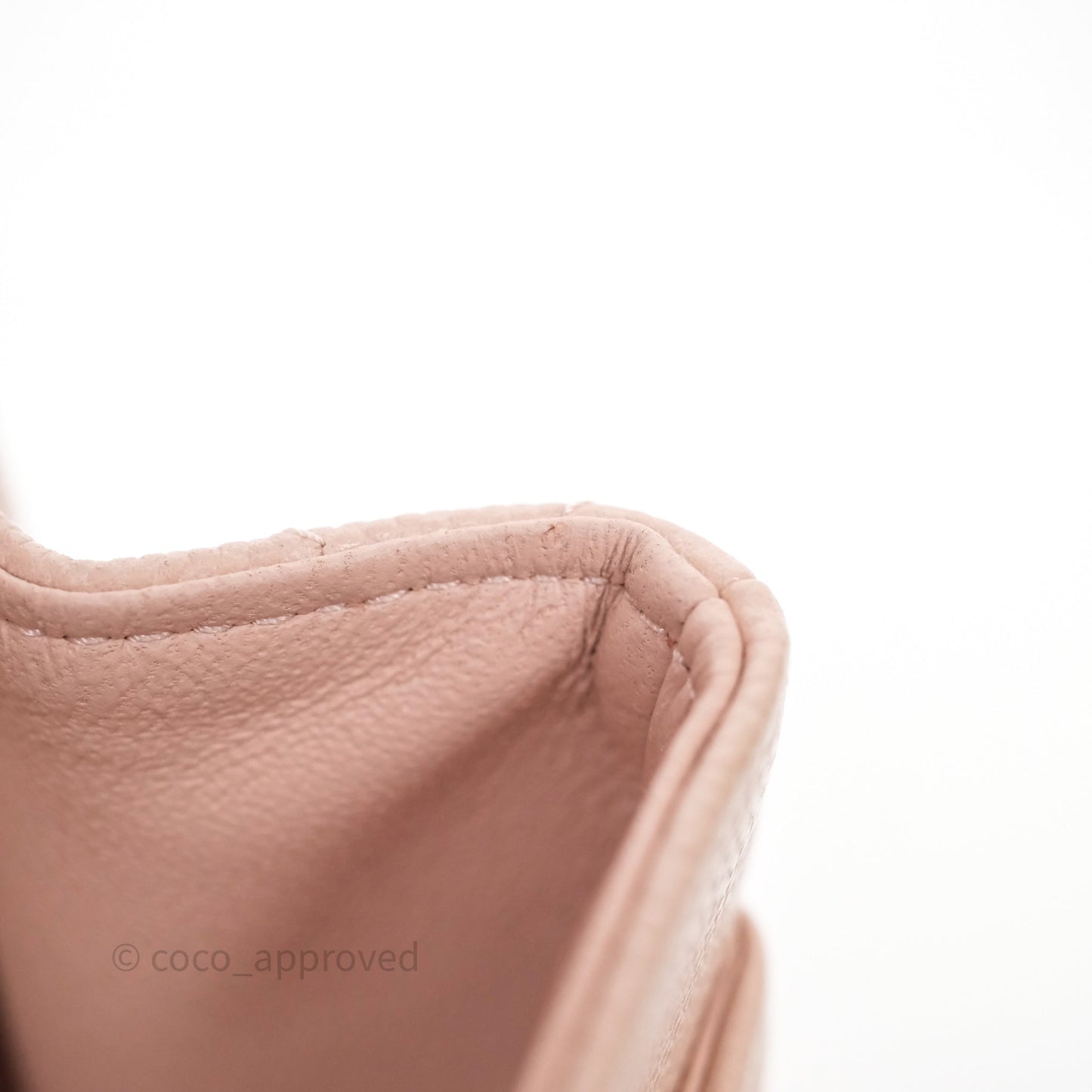 Chanel Small Classic Flap Quilted Light Pink Caviar Gold Hardware