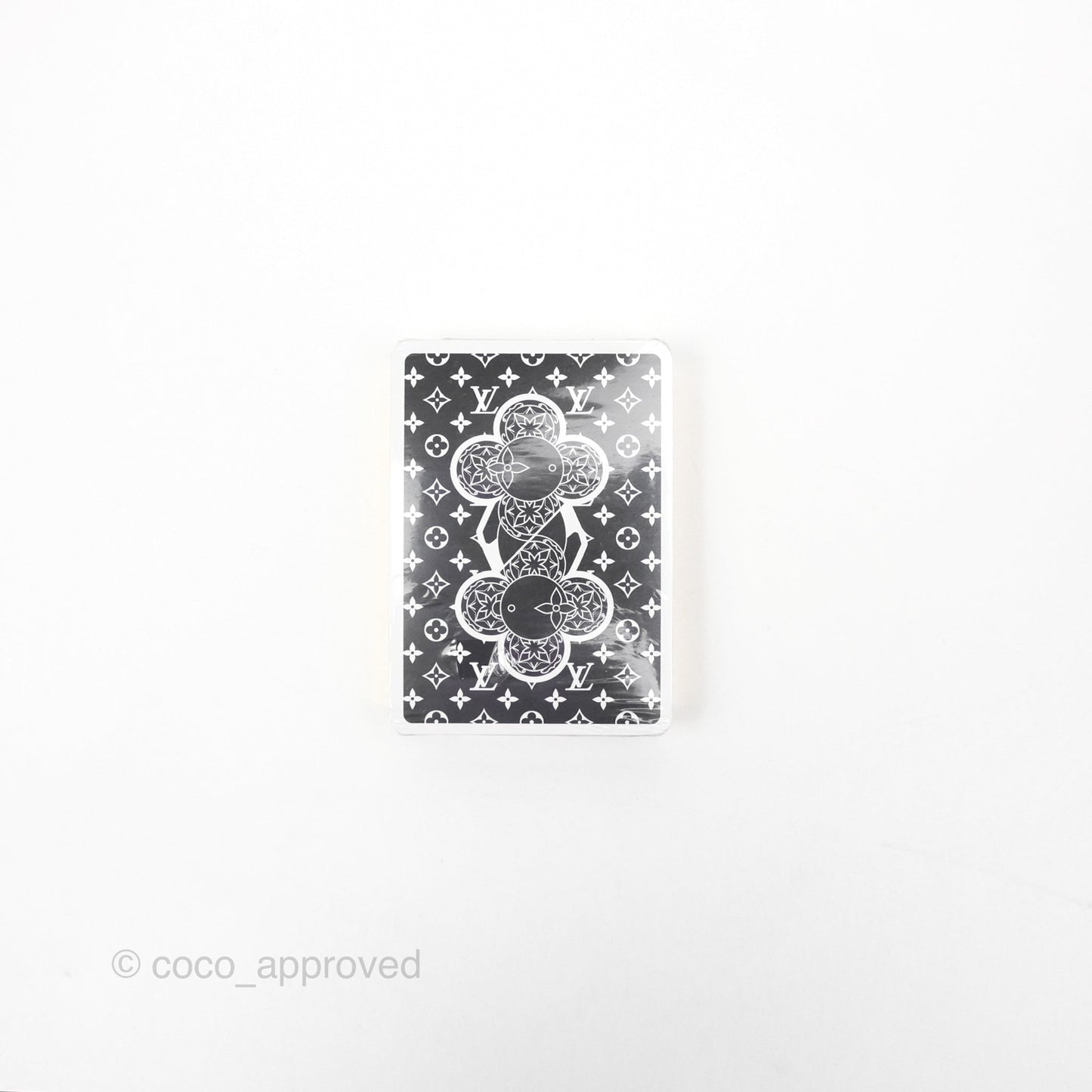 Louis Vuitton Vivienne Moon Poker Card with Gold Monogram Card Holder