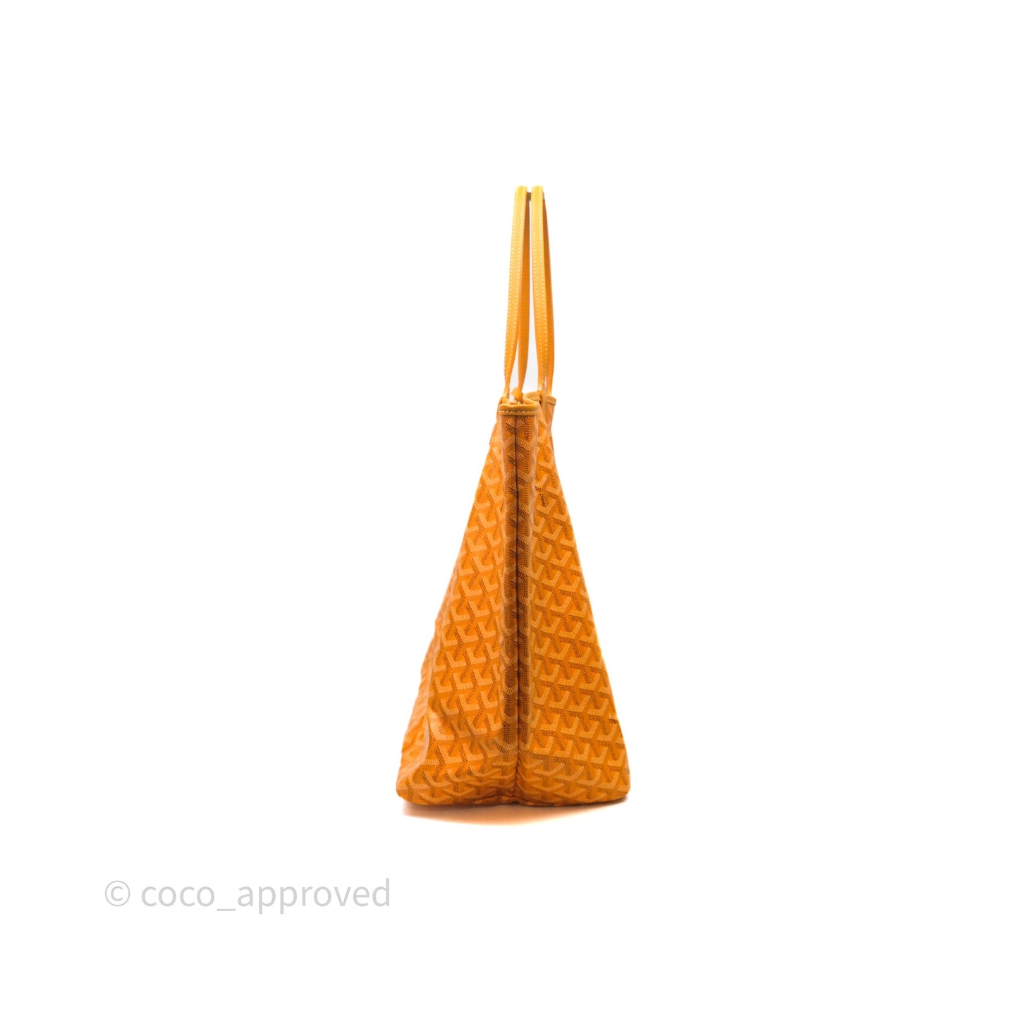 Goyard St. Louis GM Yellow Goyardine Canvas