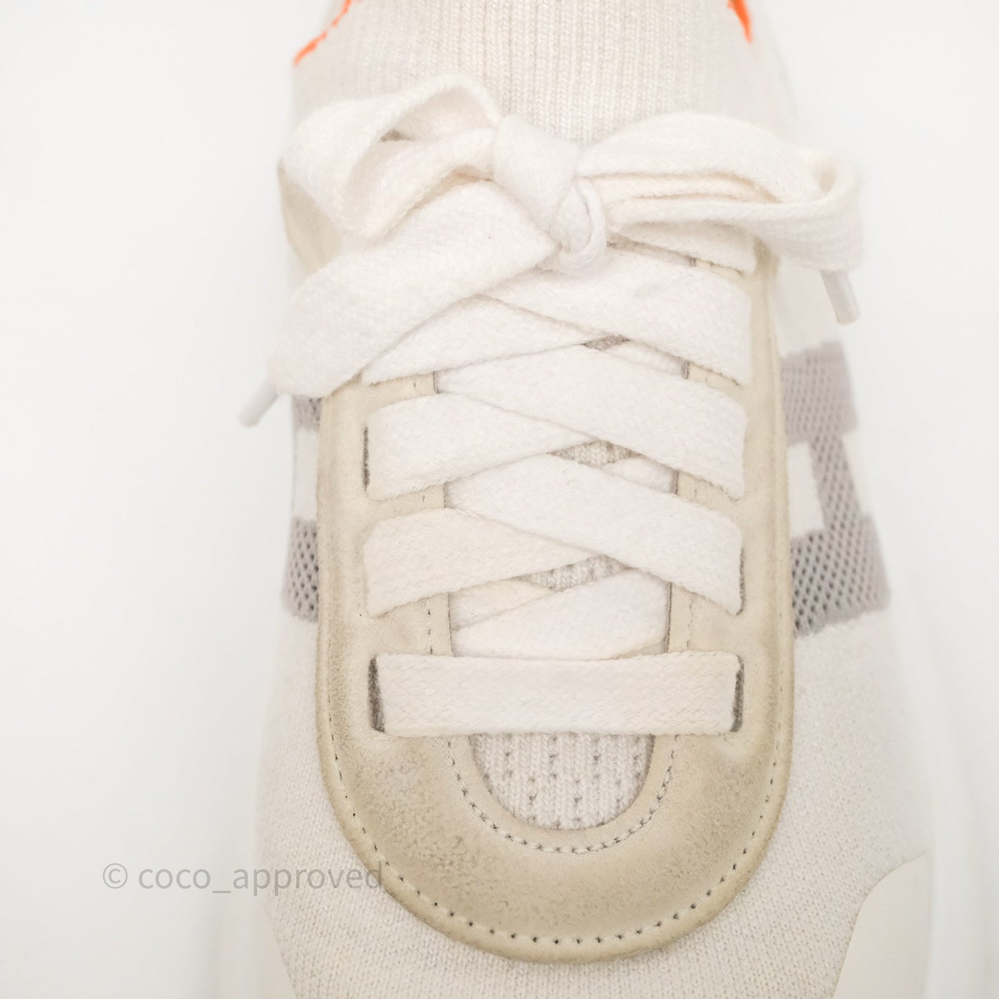 Hermès Crew Sneaker White Size 38