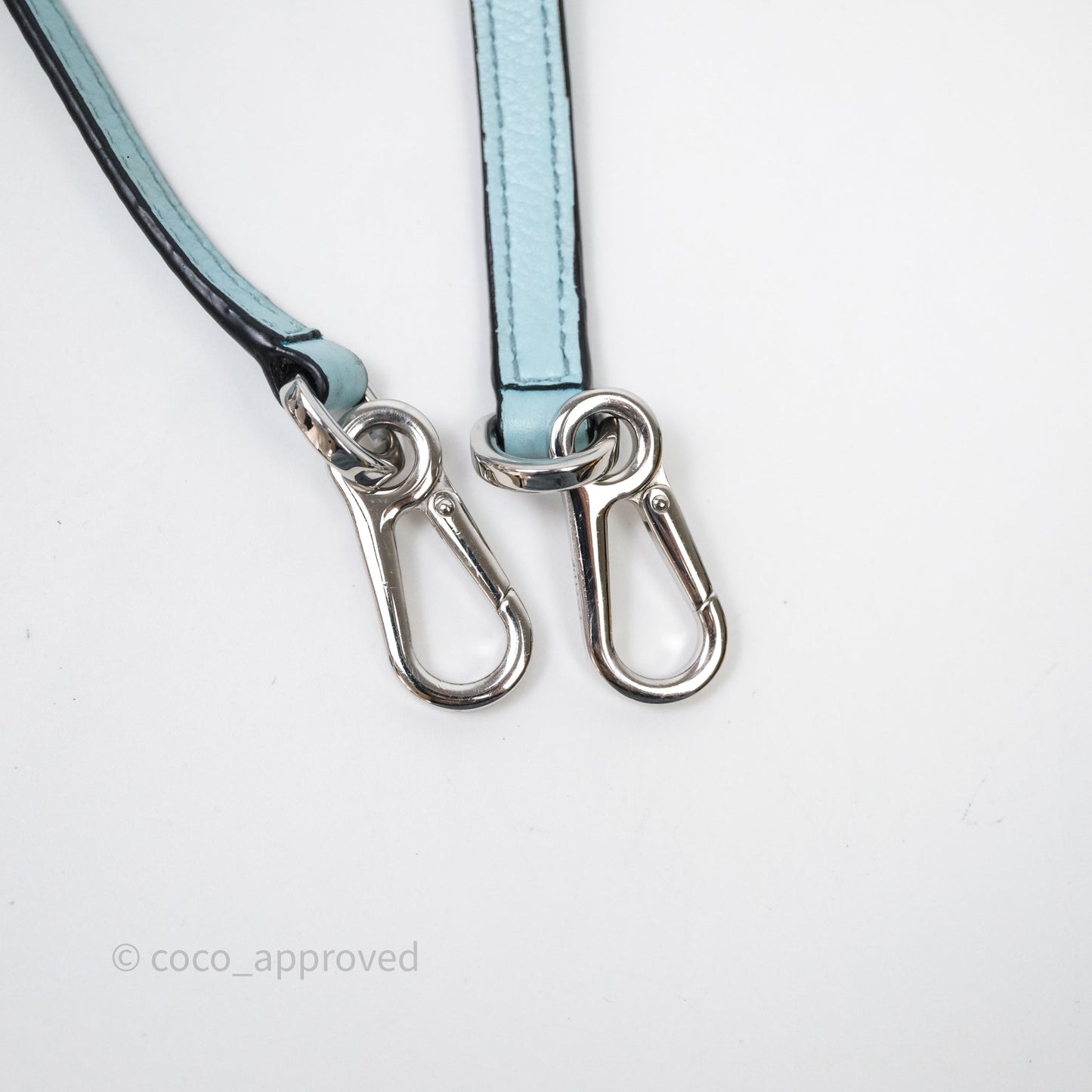Loewe Mini Puzzle Bag Light Blue Calfskin Silver Hardware