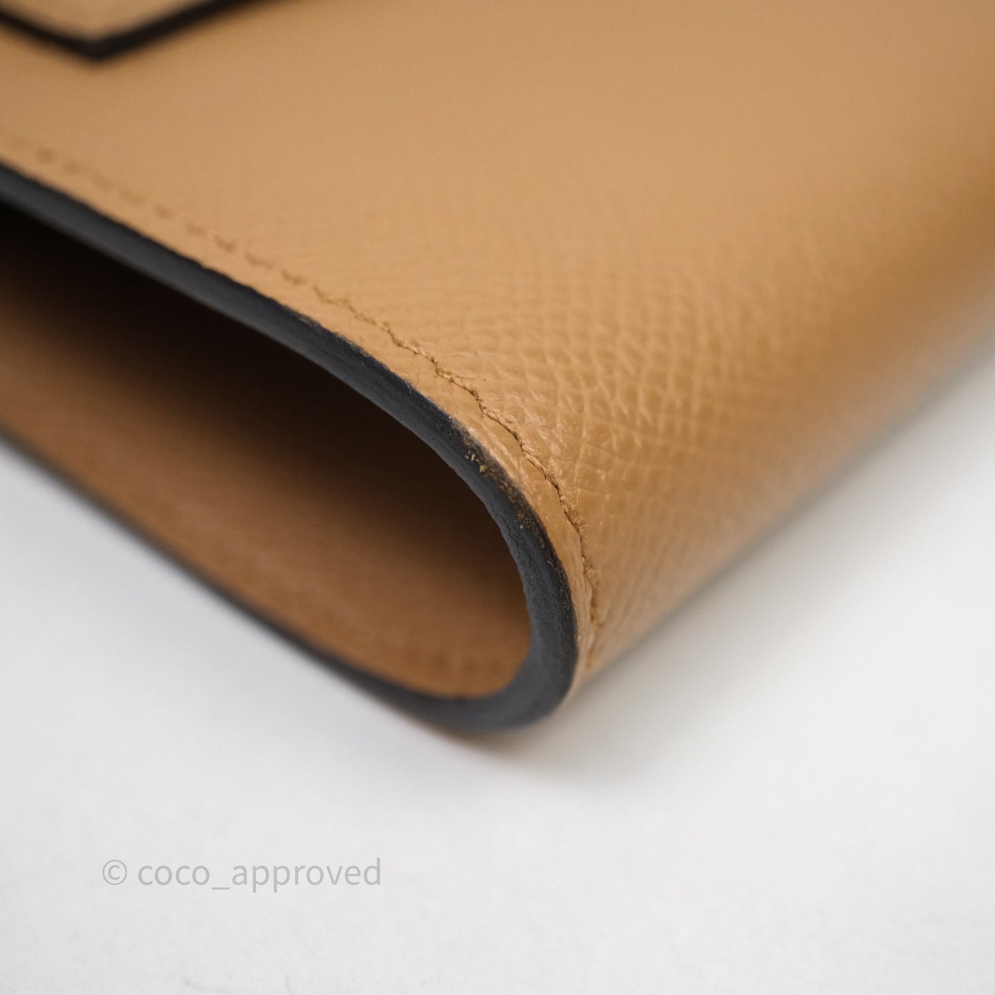 Hermès Kelly To Go Wallet Chai 0M Epsom Gold Hardware