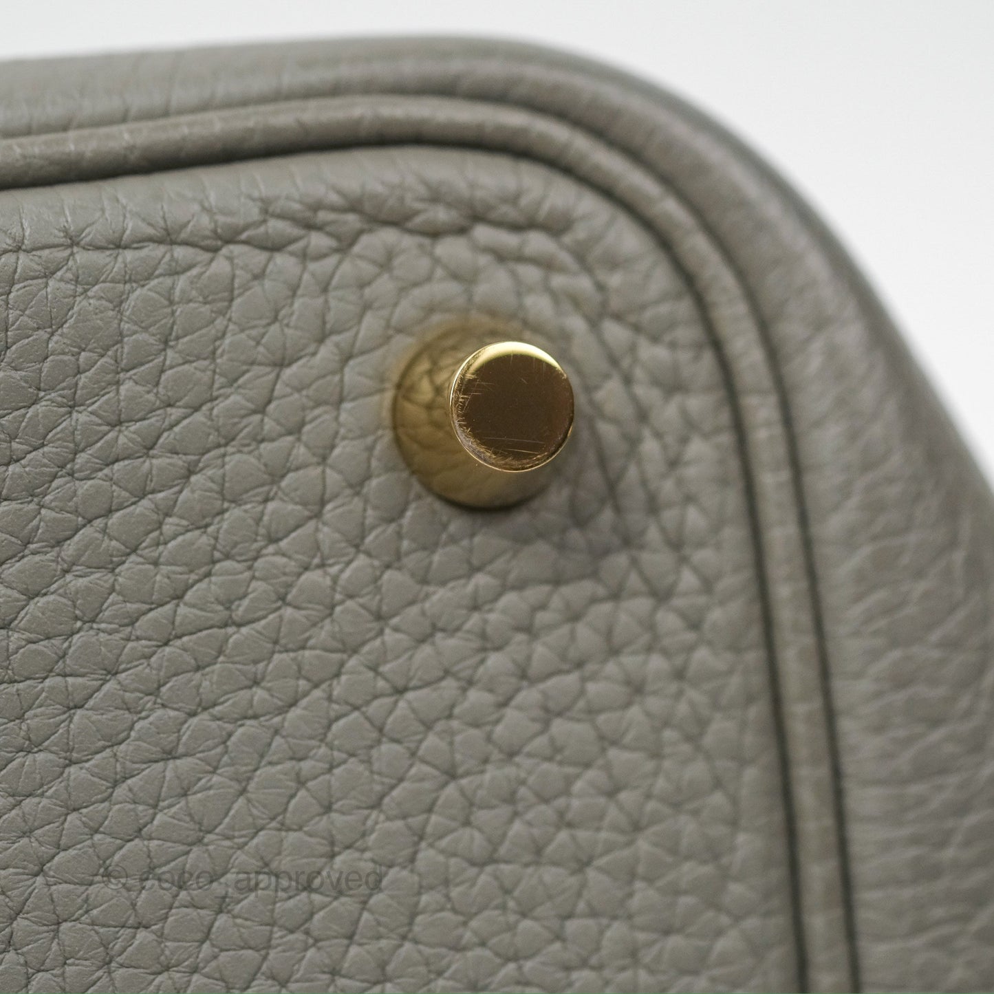 Hermès Picotin Lock 18 Gris Meyer 0L Taurillon Clemence Gold Hardware